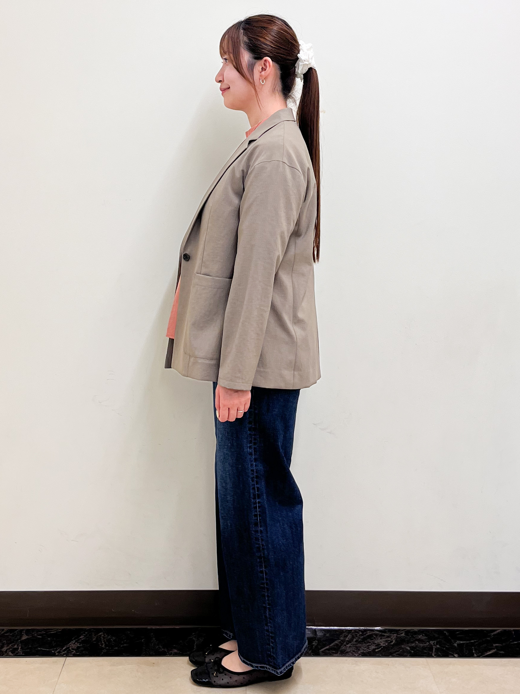 mikikoさんの「Reflect｜【SS-4Lサイズ／接触冷感／シワになりにくい】リラクシーテーラードジャケット」を使ったコーディネート