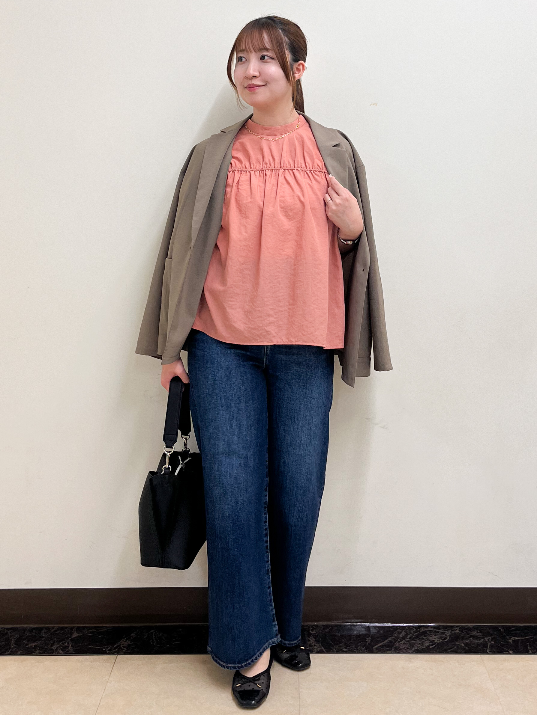 mikikoさんの「Reflect｜【SS-4Lサイズ／接触冷感／シワになりにくい】リラクシーテーラードジャケット」を使ったコーディネート