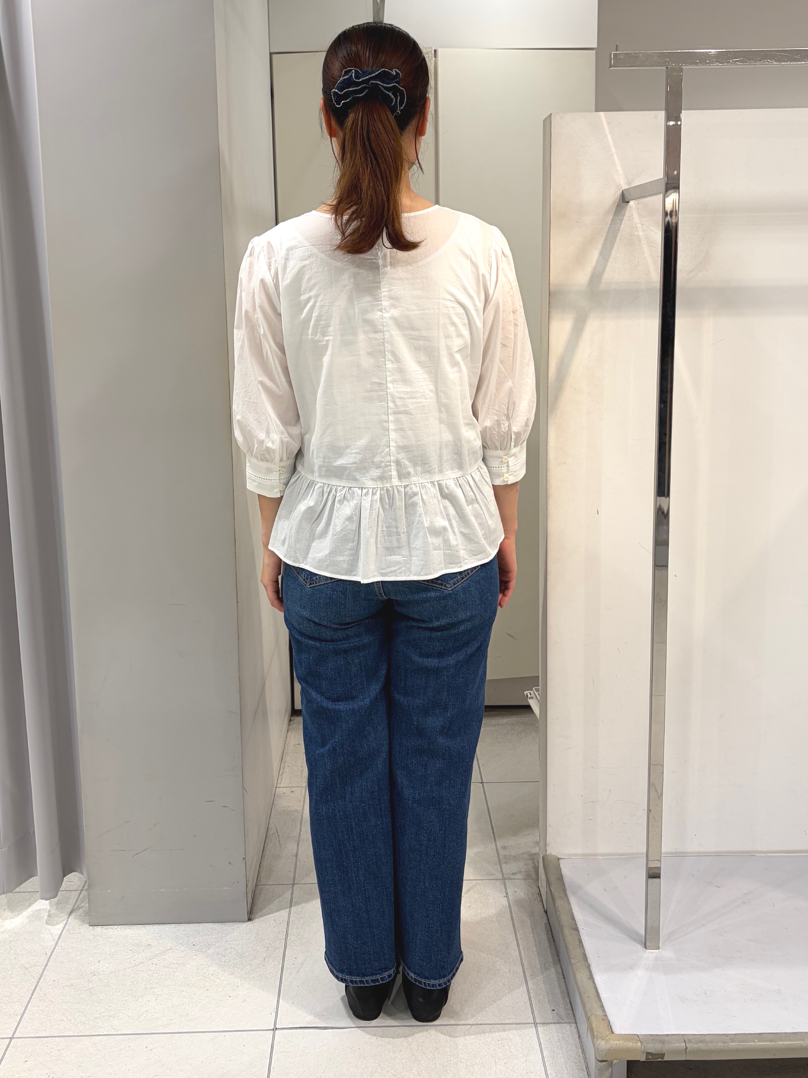 AZUSAさんの「Reflect｜【手洗い可】ピンタックレースブラウス」を使ったコーディネート
