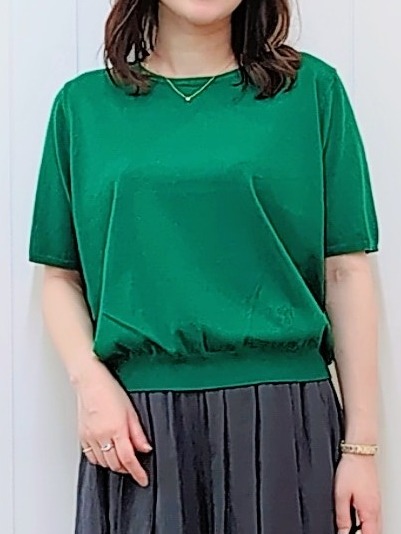 itoさんの「Dessin｜【9色展開/接触冷感/UVカット】ドライタッチサマーニットT」を使ったコーディネート