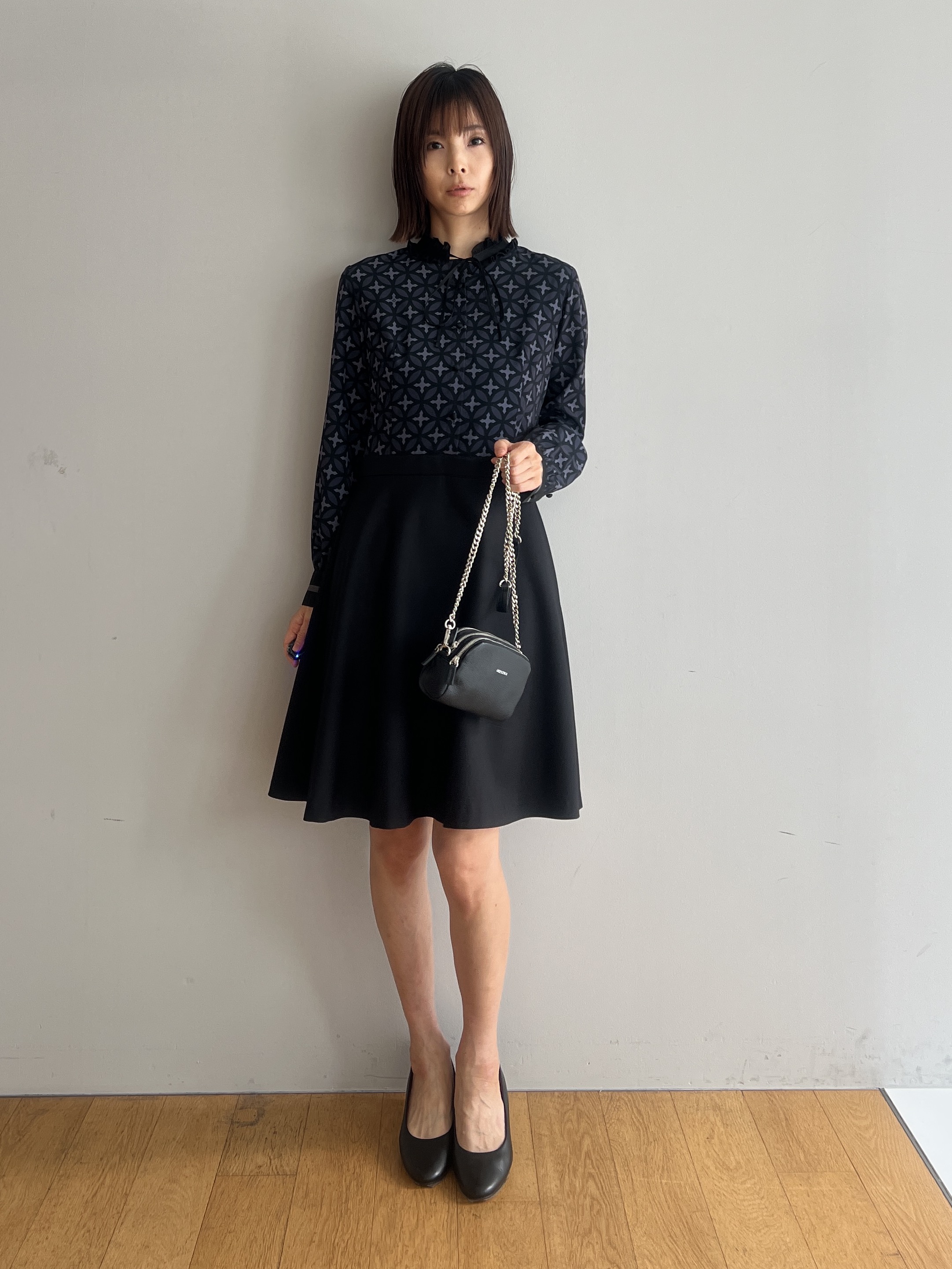 misaさんの「DRESSTERIOR｜【otonaMUSE5月号掲載】アーチフィットレザーパンプス」を使ったコーディネート