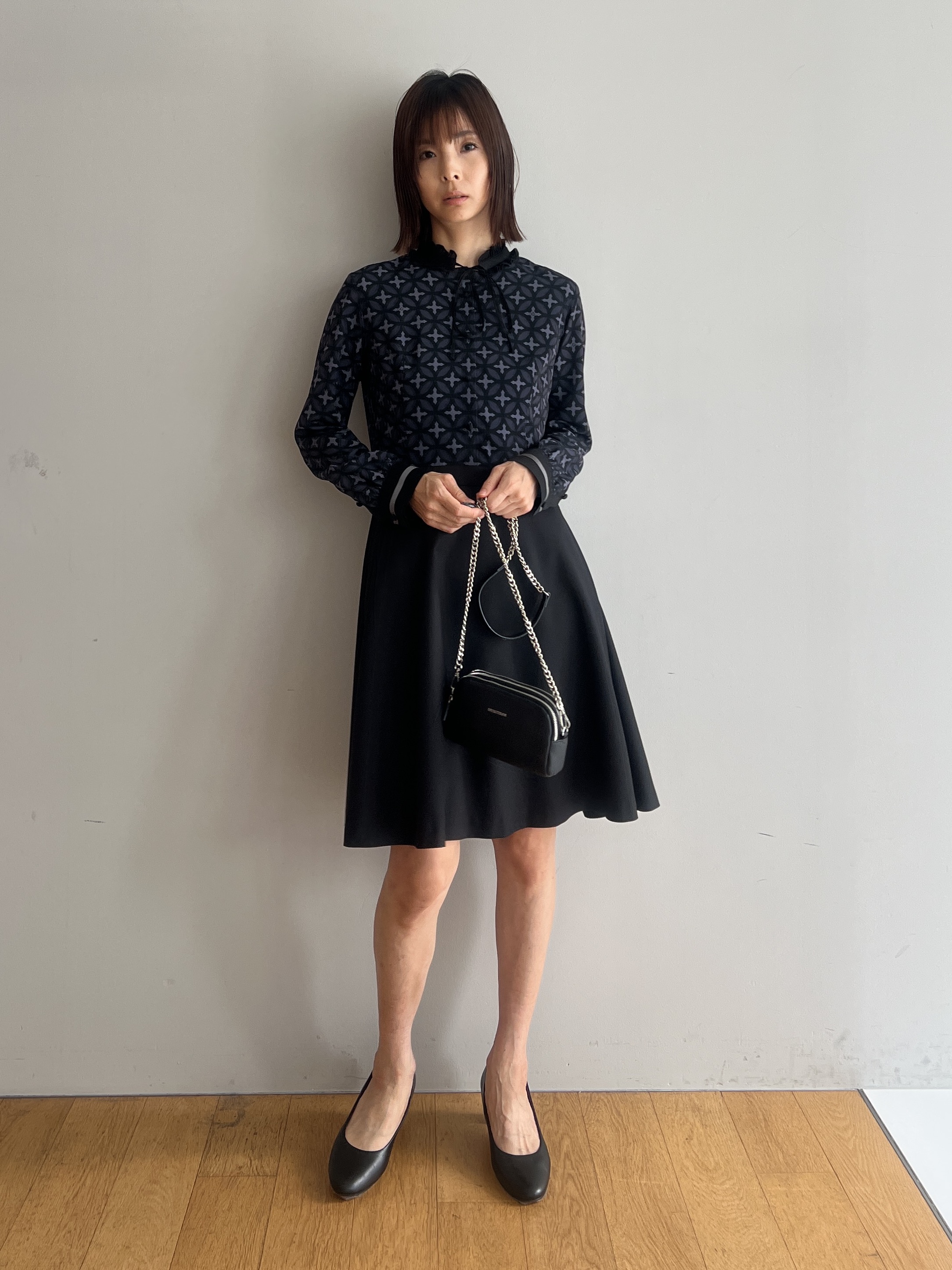 misaさんの「DRESSTERIOR｜【otonaMUSE5月号掲載】アーチフィットレザーパンプス」を使ったコーディネート
