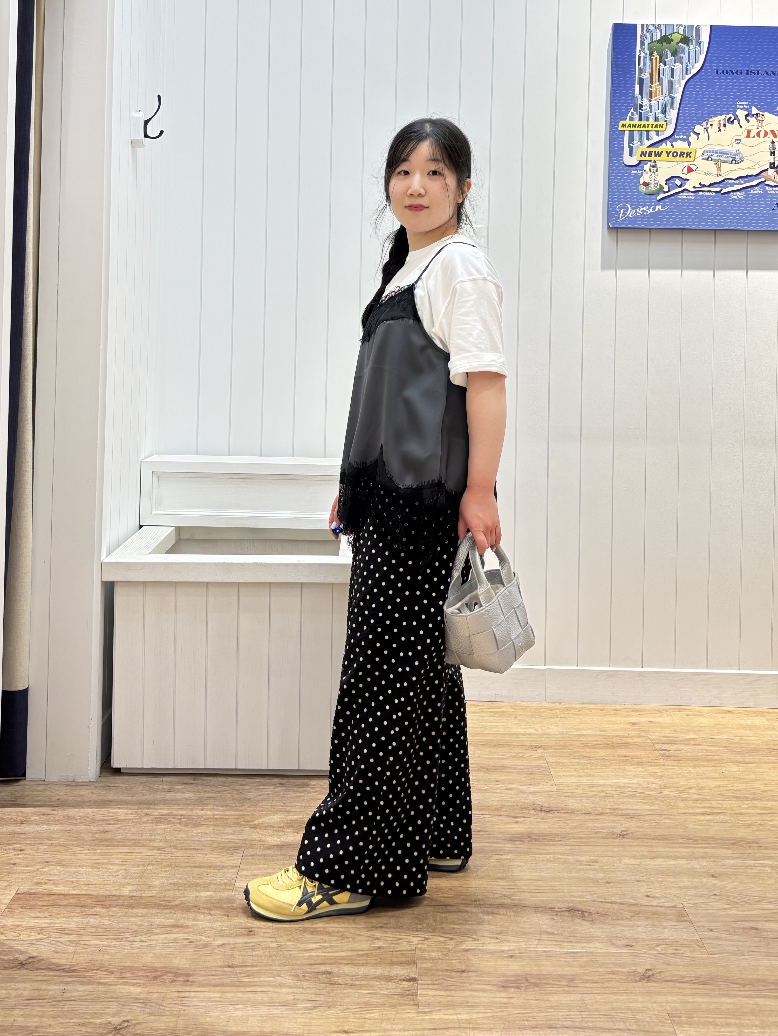 山中美乃理さんの「Dessin｜【洗える】オーガニックコットンロゴTシャツ」を使ったコーディネート