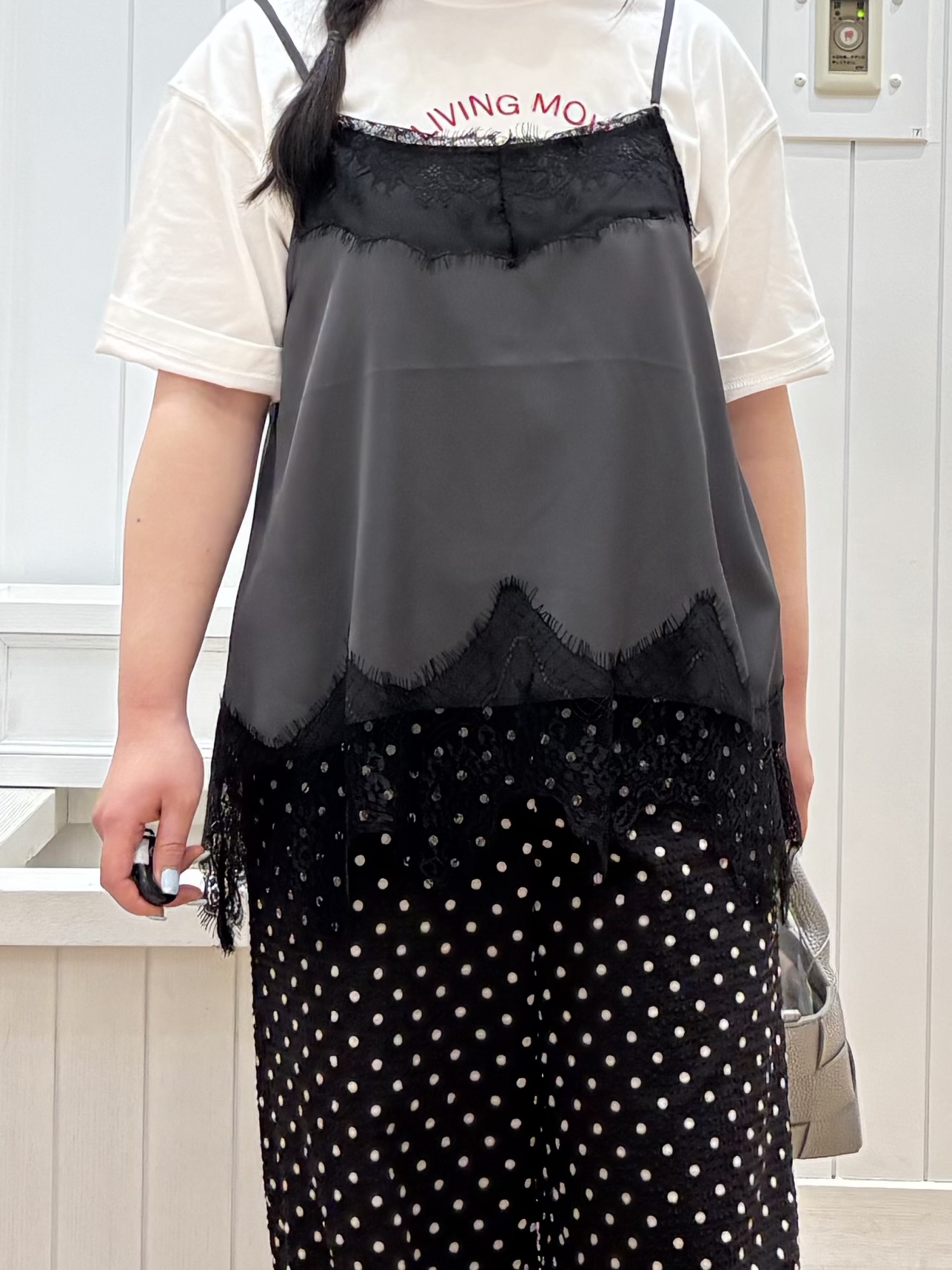 山中美乃理さんの「Dessin｜【洗える】オーガニックコットンロゴTシャツ」を使ったコーディネート