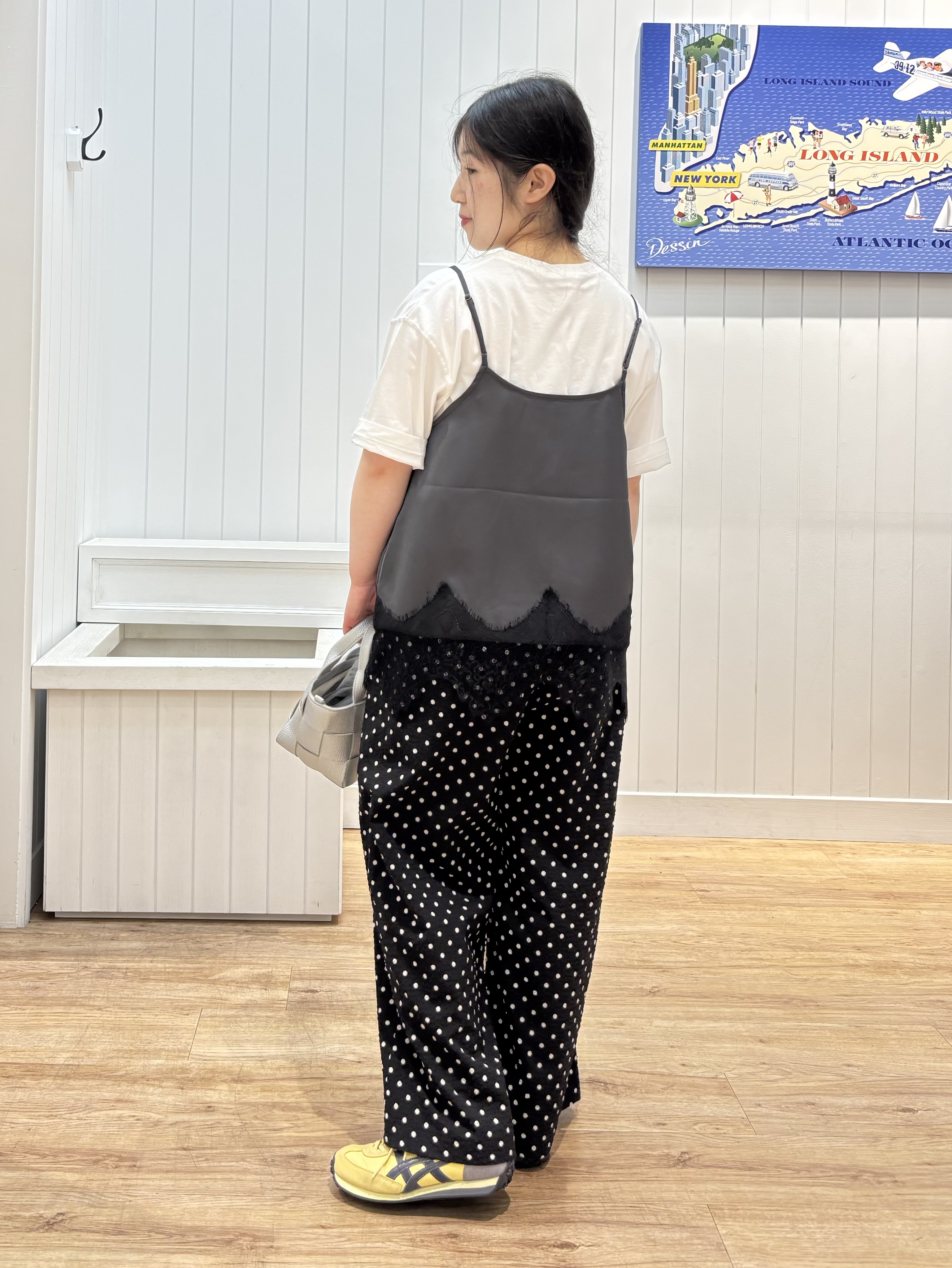 山中美乃理さんの「Dessin｜【洗える】オーガニックコットンロゴTシャツ」を使ったコーディネート