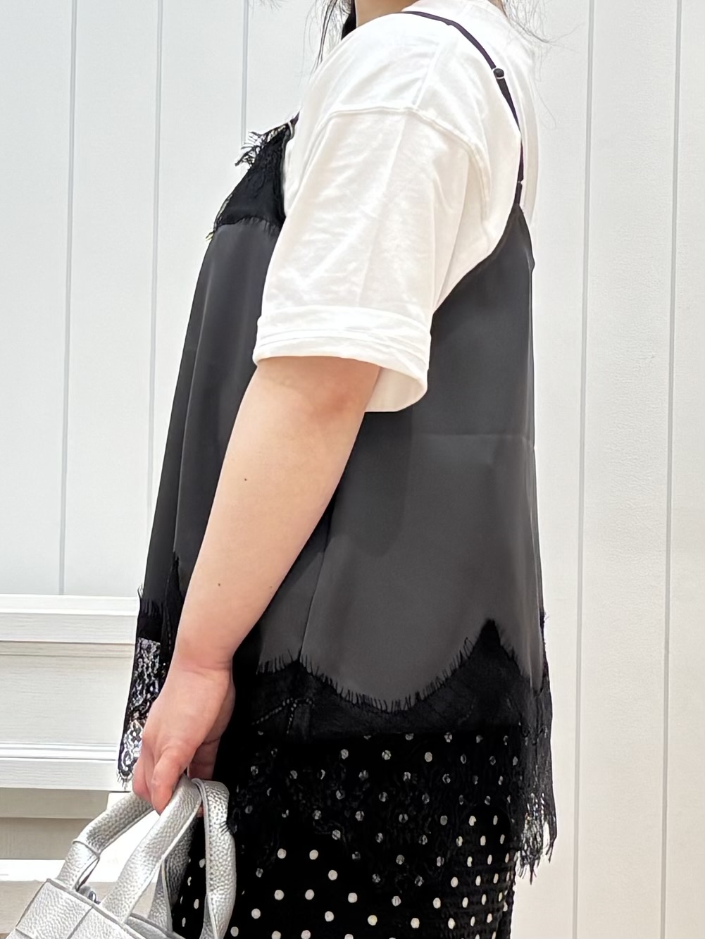 山中美乃理さんの「Dessin｜【洗える】オーガニックコットンロゴTシャツ」を使ったコーディネート