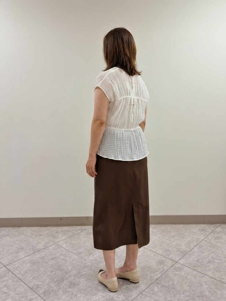 S.xuliさんの「Reflect｜【セットアップ可】ティアードデザインブブラウス」を使ったコーディネート
