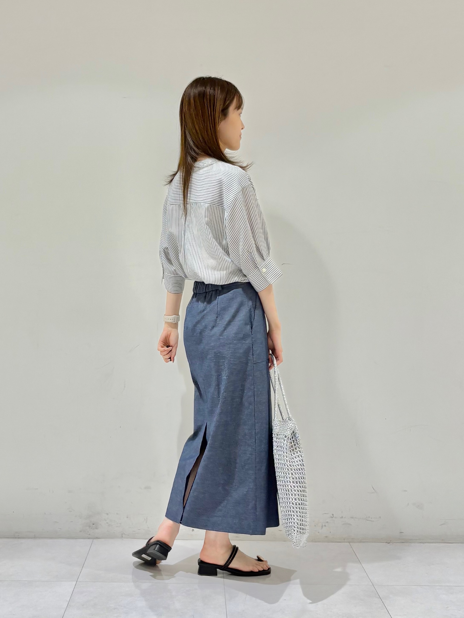 kyokaさんの「UNTITLED｜【接触冷感/通気性/洗える】フロントフリルブラウス」を使ったコーディネート
