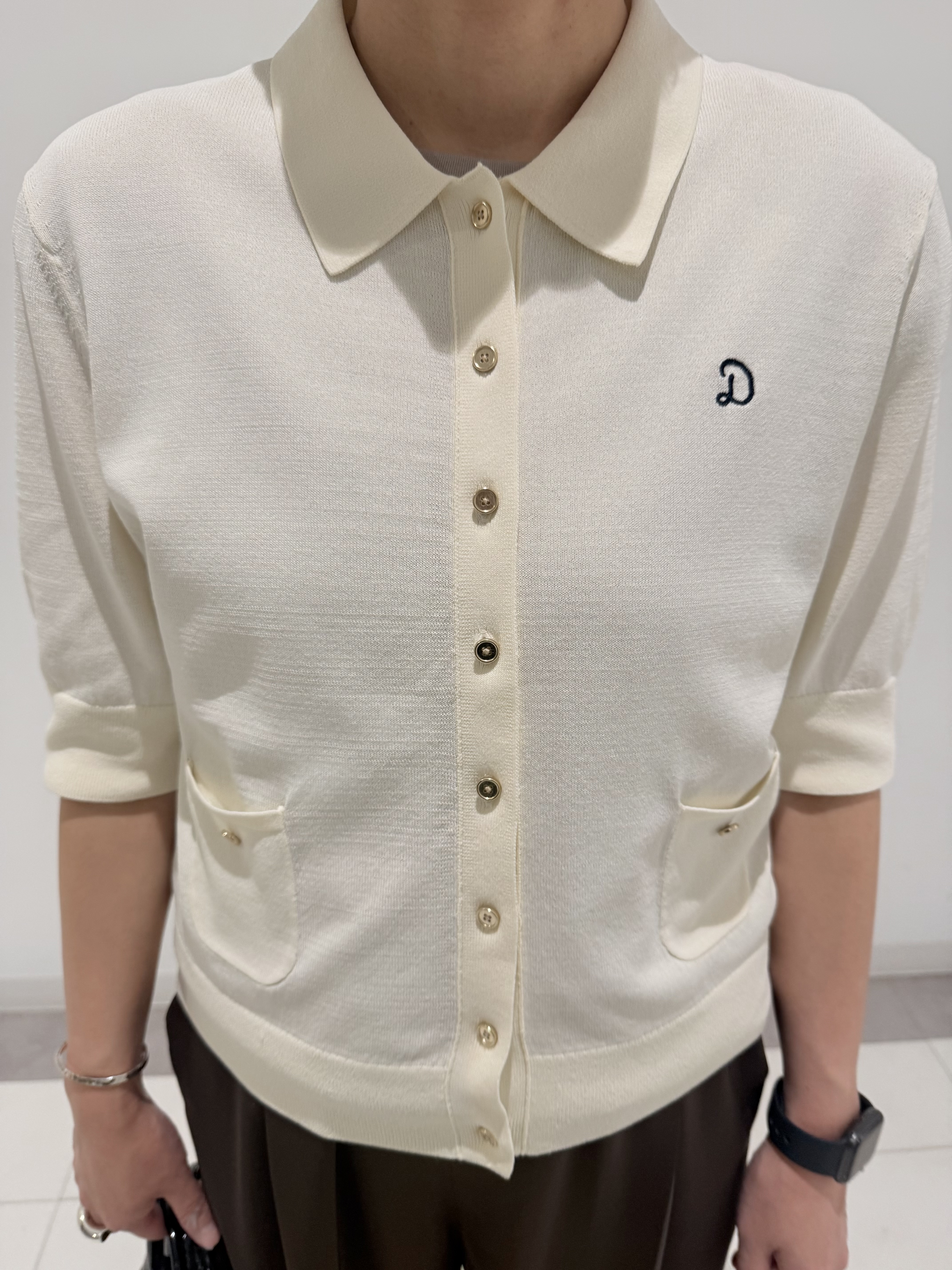 MIYAKAWAさんの「DRESSTERIOR｜【接触冷感／UVカット】クールタッチ シャツカーディガン」を使ったコーディネート
