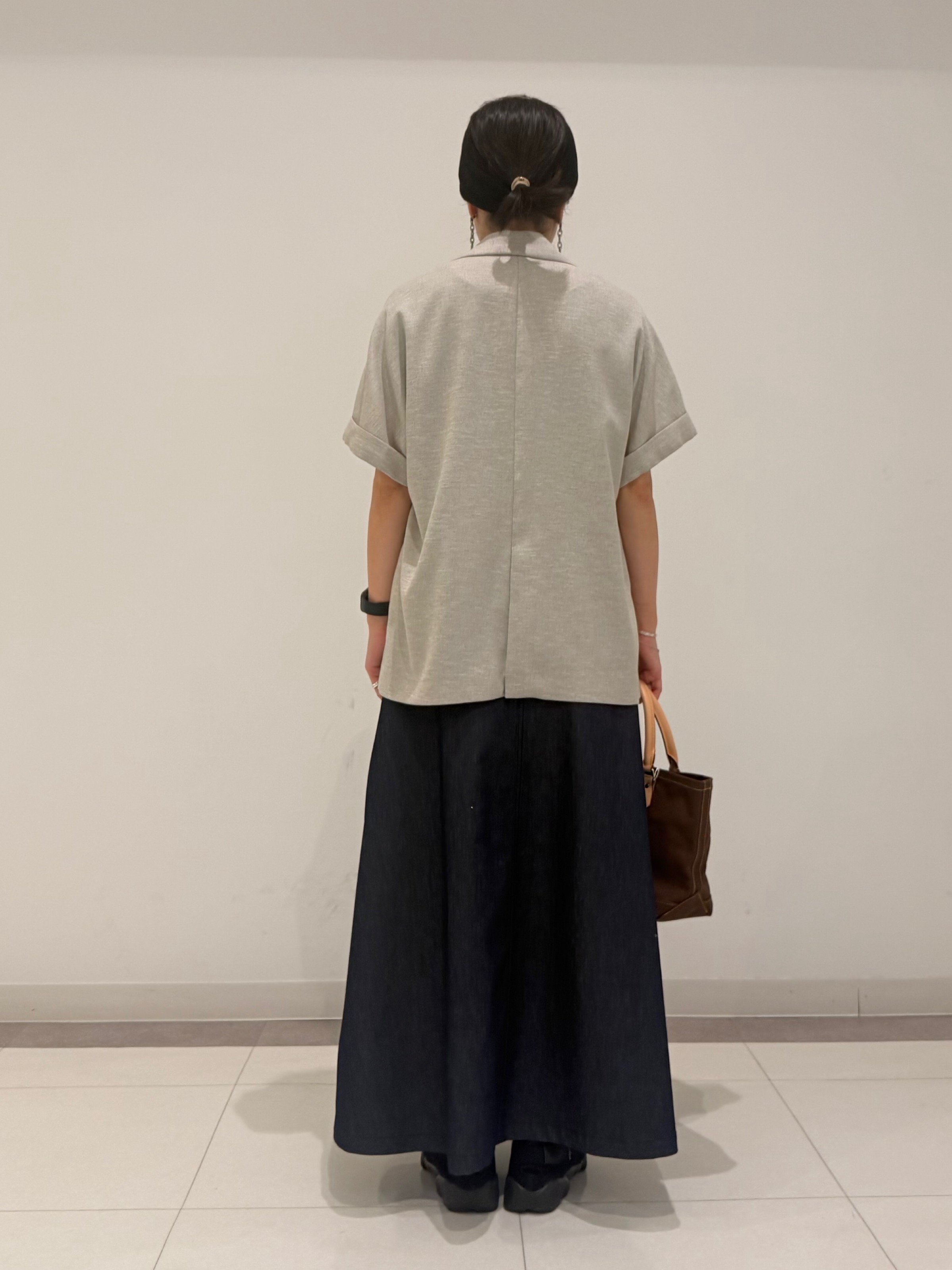 MIYAKAWAさんの「DRESSTERIOR｜【セットアップ可/UVカット/接触冷感/吸水速乾】ウォッシャブル リネンライクドルマンジャケット」を使ったコーディネート