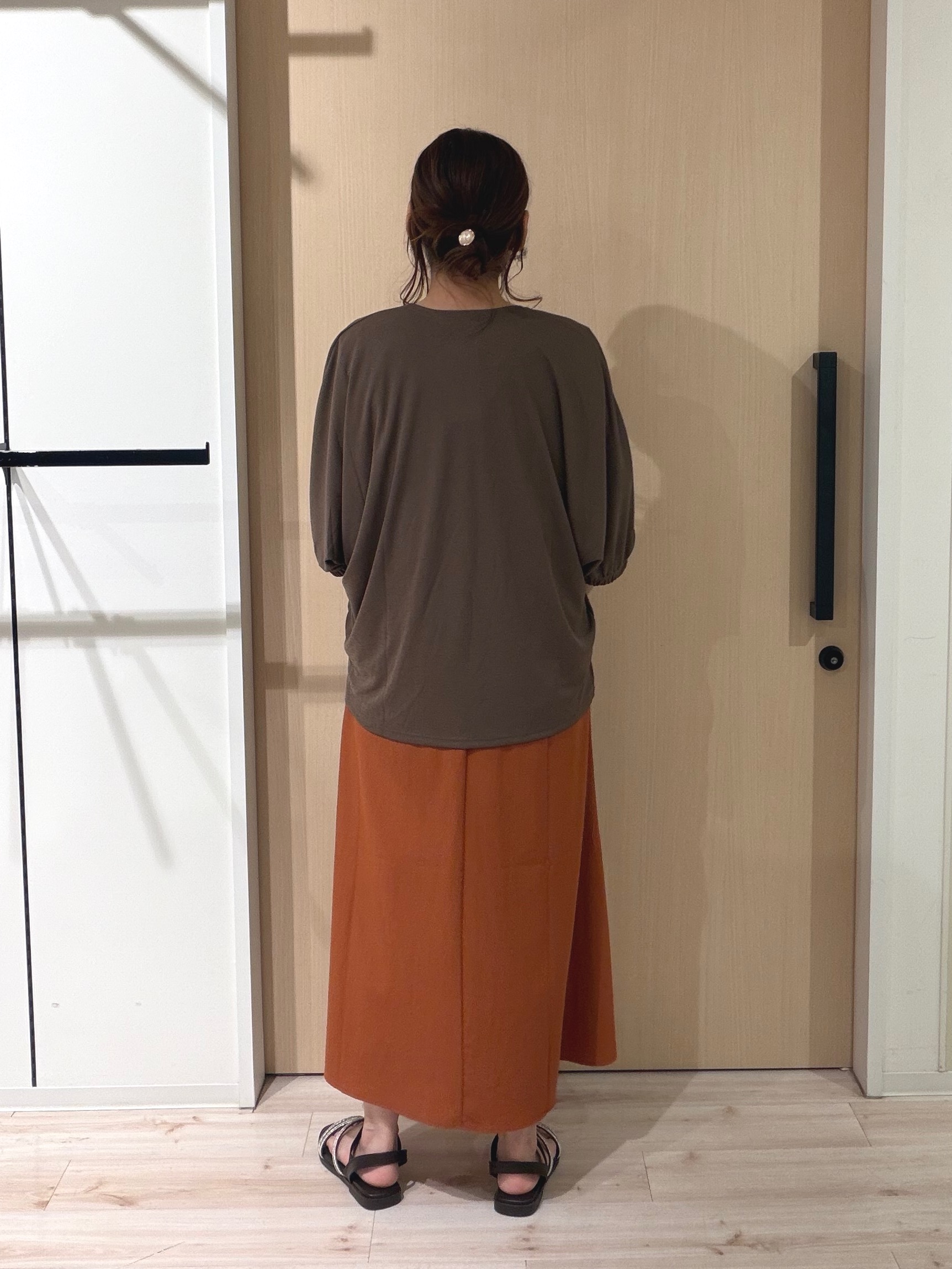 funafunaさんの「SHOO･LA･RUE｜【S-LL/洗濯機可/セットアップ可】軽凛(かろりん) 切替ワンピース」を使ったコーディネート