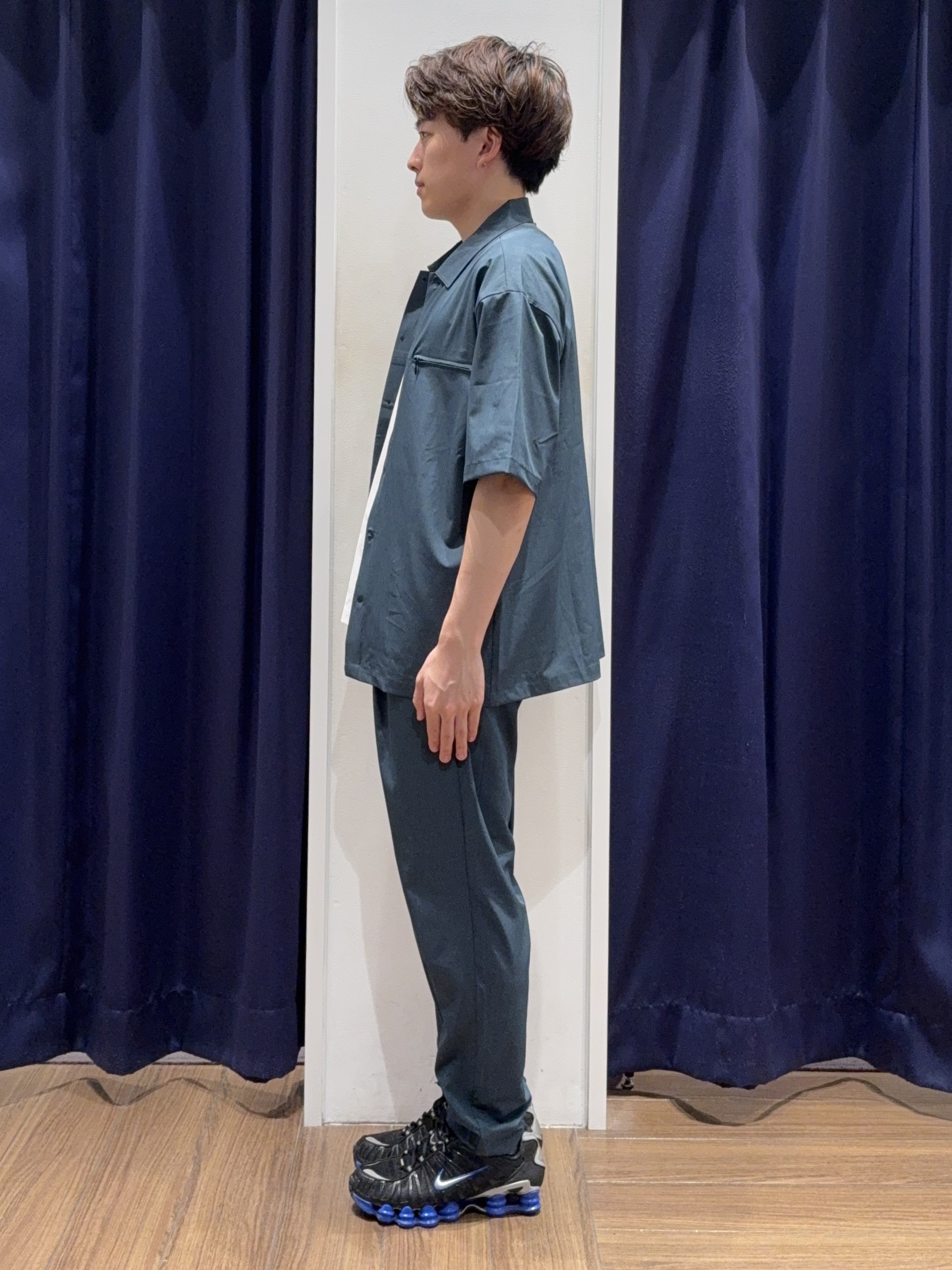 カシマさんの「THE SHOP TK｜【吸水速乾／防シワ／マシンウォッシャブル】ハイドロクール 半袖シャツ」を使ったコーディネート