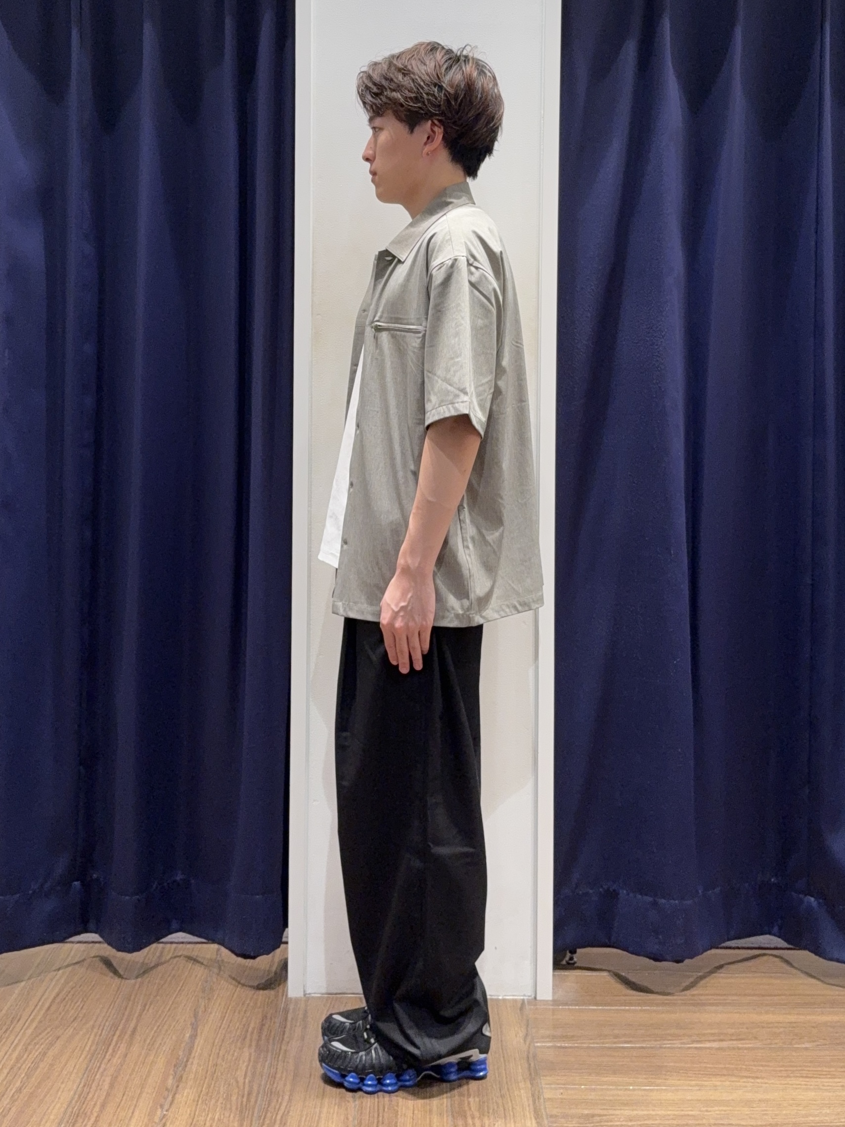 カシマさんの「THE SHOP TK｜【吸水速乾／防シワ／マシンウォッシャブル】ハイドロクール 半袖シャツ」を使ったコーディネート