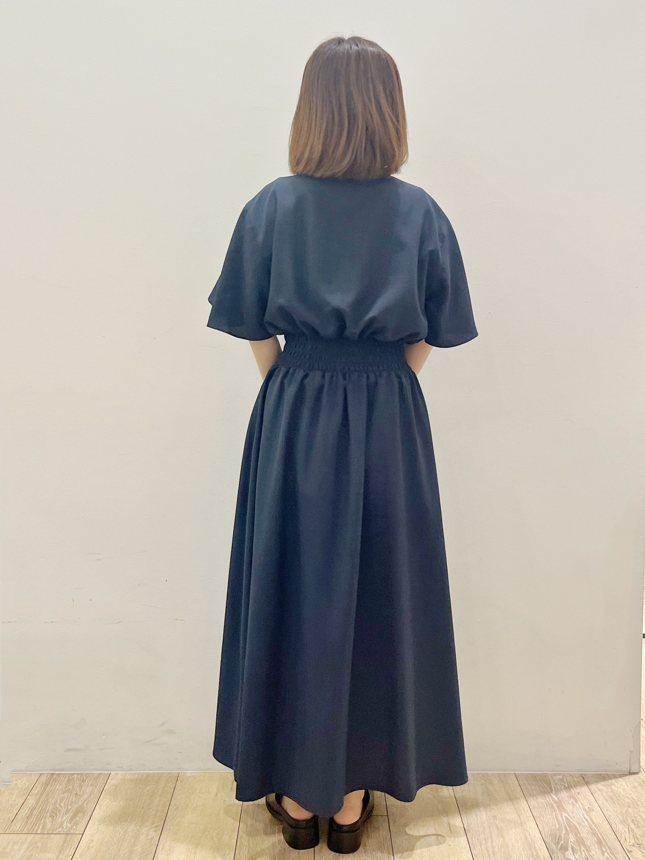 kcさんの「OPAQUE.CLIP｜スキッパーシャツワンピース【洗濯機OK／イージーアイロン】」を使ったコーディネート