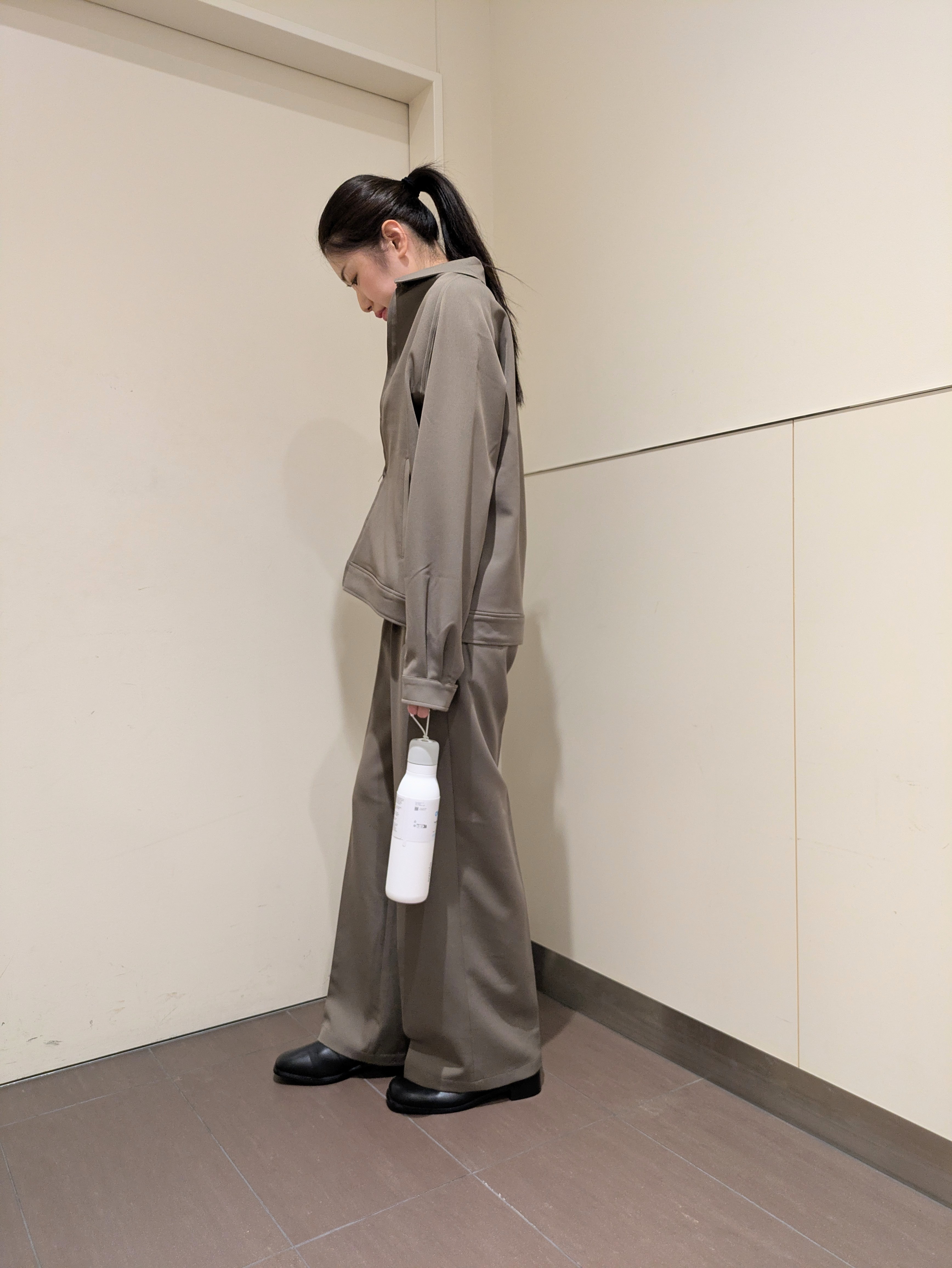 Chiichanさんの「tk.TAKEO KIKUCHI｜◆【防シワ／ストレッチ/セット対応可】smart shift series ジップブルゾン」を使ったコーディネート