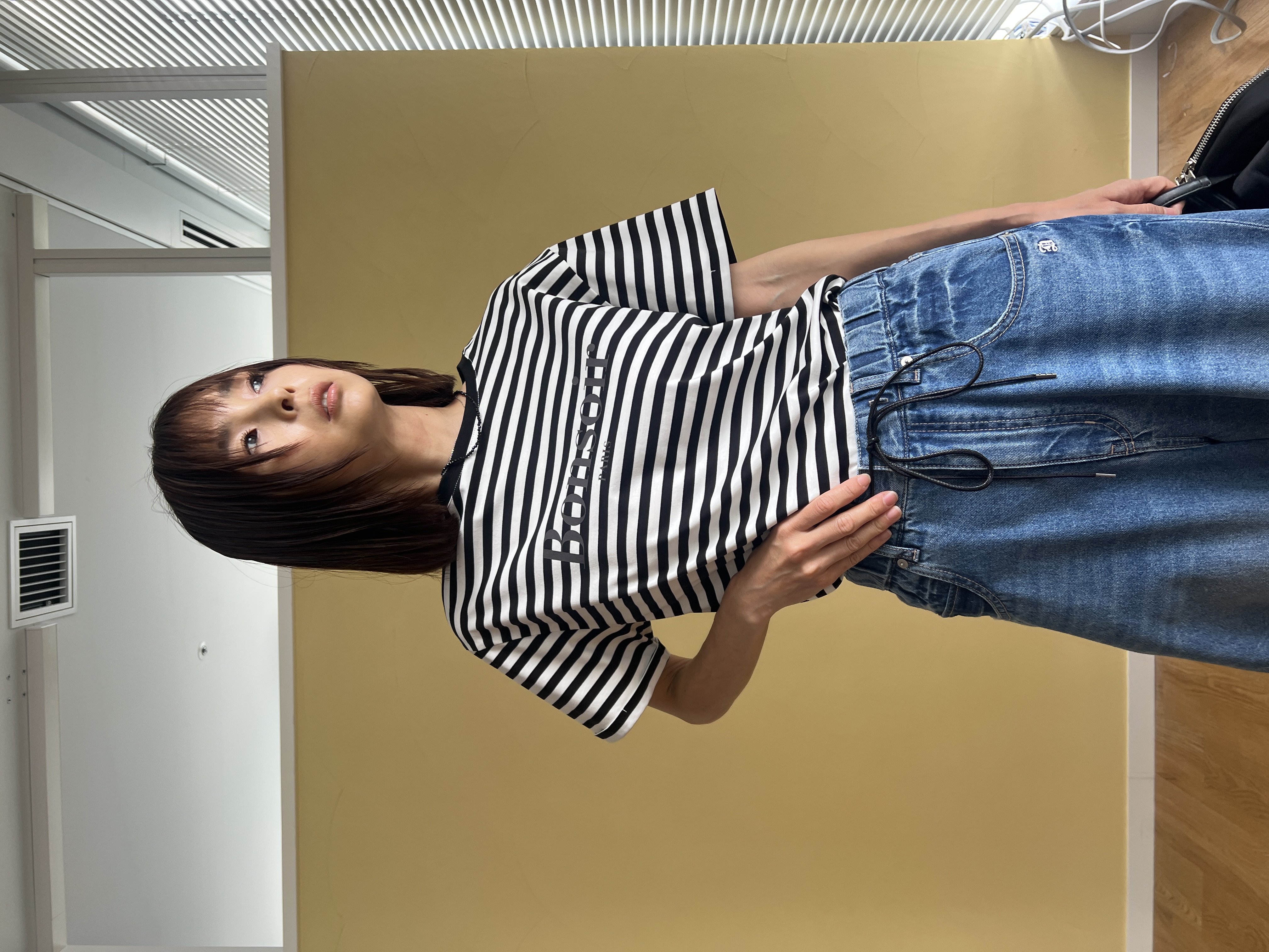 misaさんの「DRESSTERIOR｜NICOLAS LAINAS（ニコラスライナス）ソフトソールトングサンダル」を使ったコーディネート