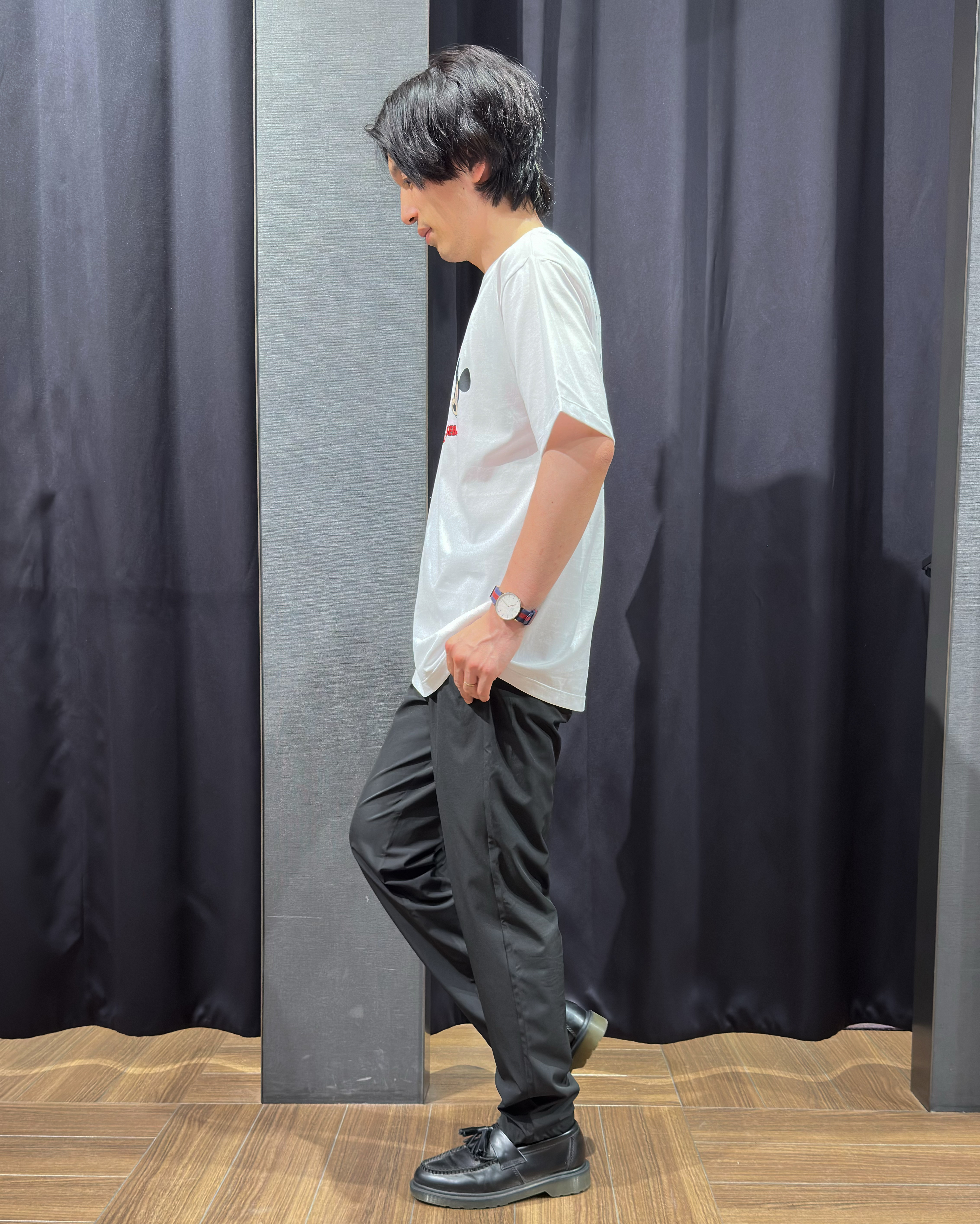 tomoyaさんの「THE SHOP TK｜【Disney】【MLB】スペシャルデザイン半袖Tシャツ」を使ったコーディネート