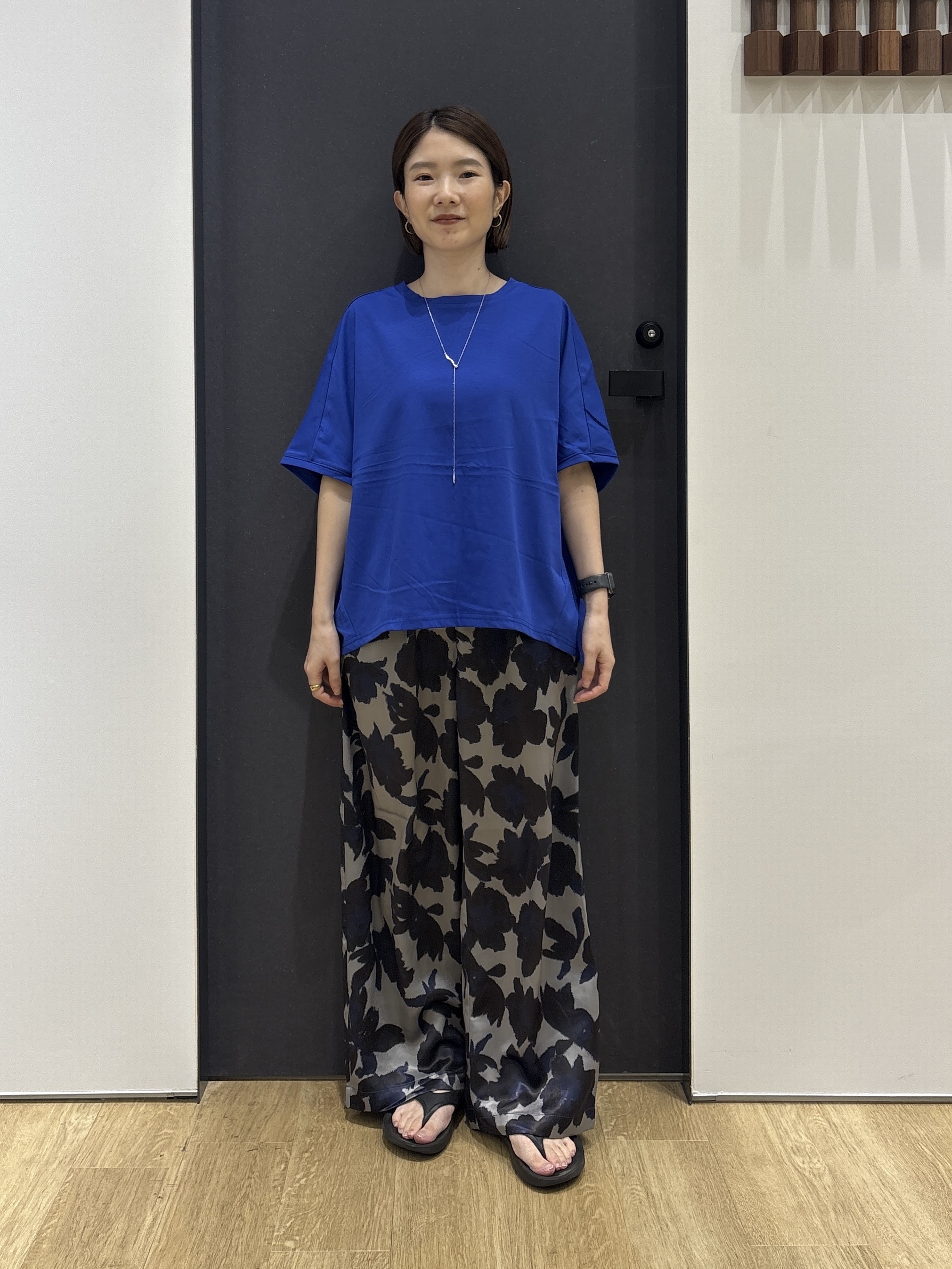 risaさんの「Dessin｜【汗シミ防止/UVカット】ドルマンスリーブ プルオーバー」を使ったコーディネート