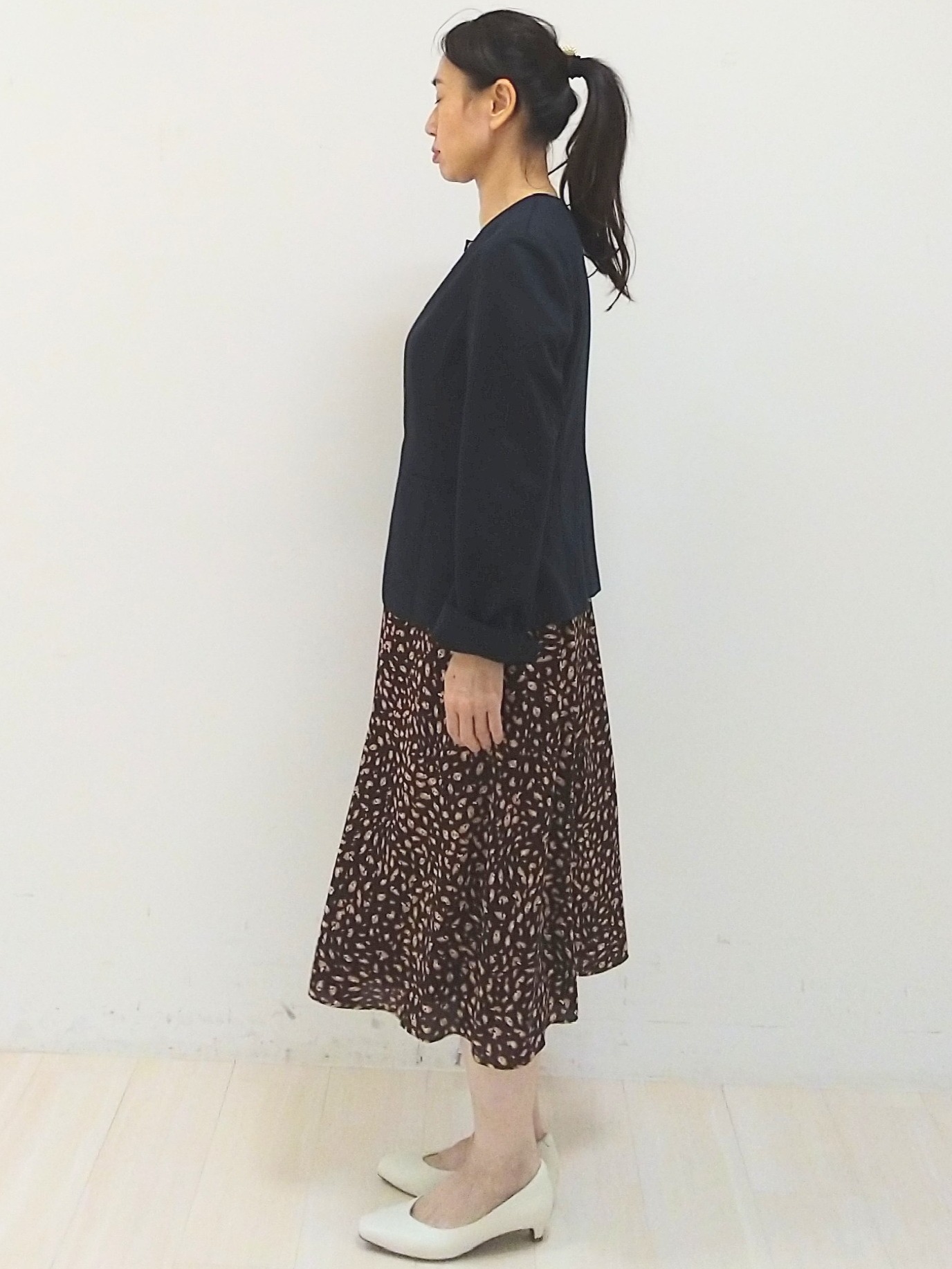 SANAさんの「Reflect｜【SS-4Lサイズ／UVカット／接触冷感】匠ジャケット／ノーカラー」を使ったコーディネート