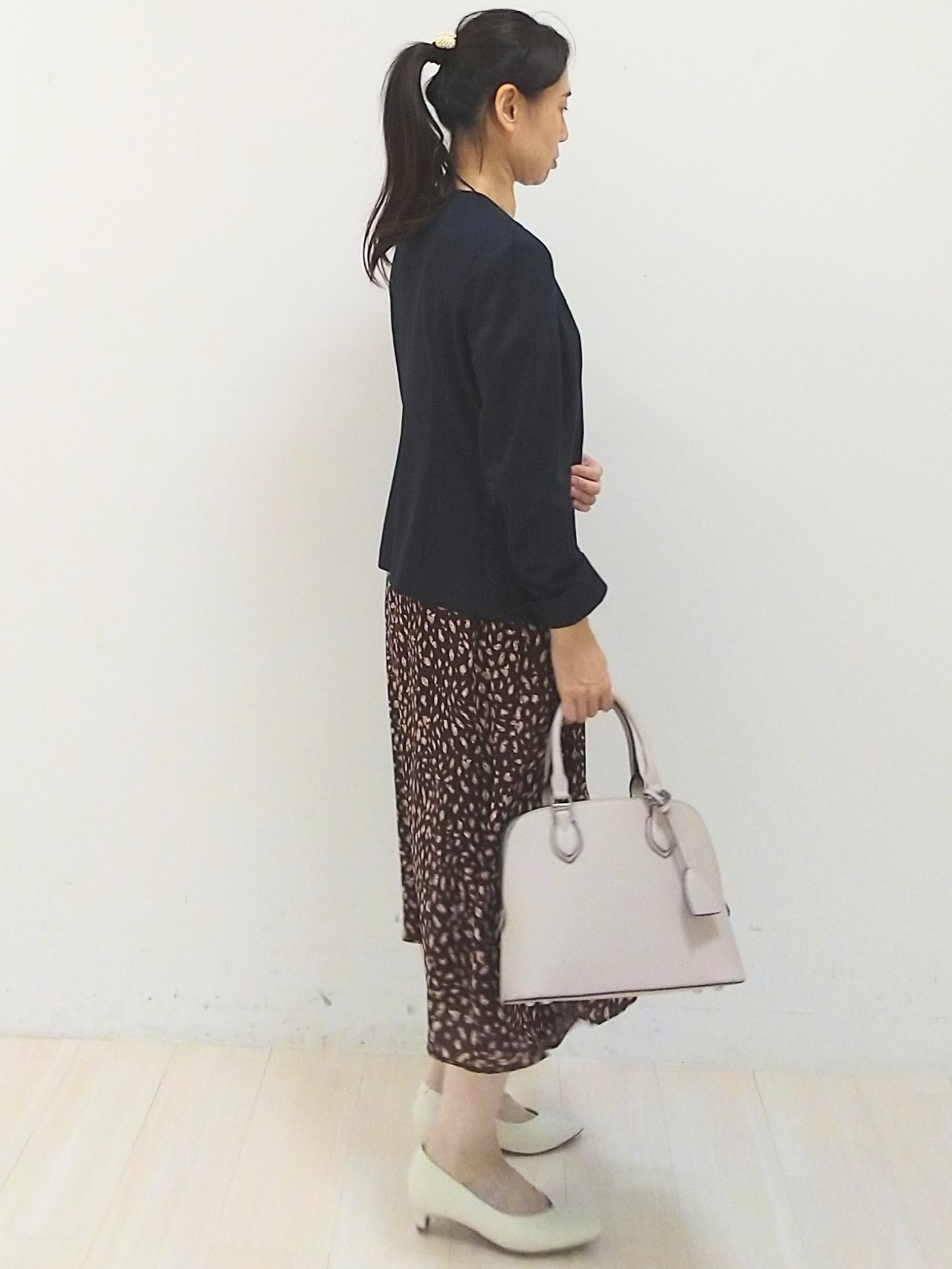 SANAさんの「Reflect｜【SS-4Lサイズ／UVカット／接触冷感】匠ジャケット／ノーカラー」を使ったコーディネート