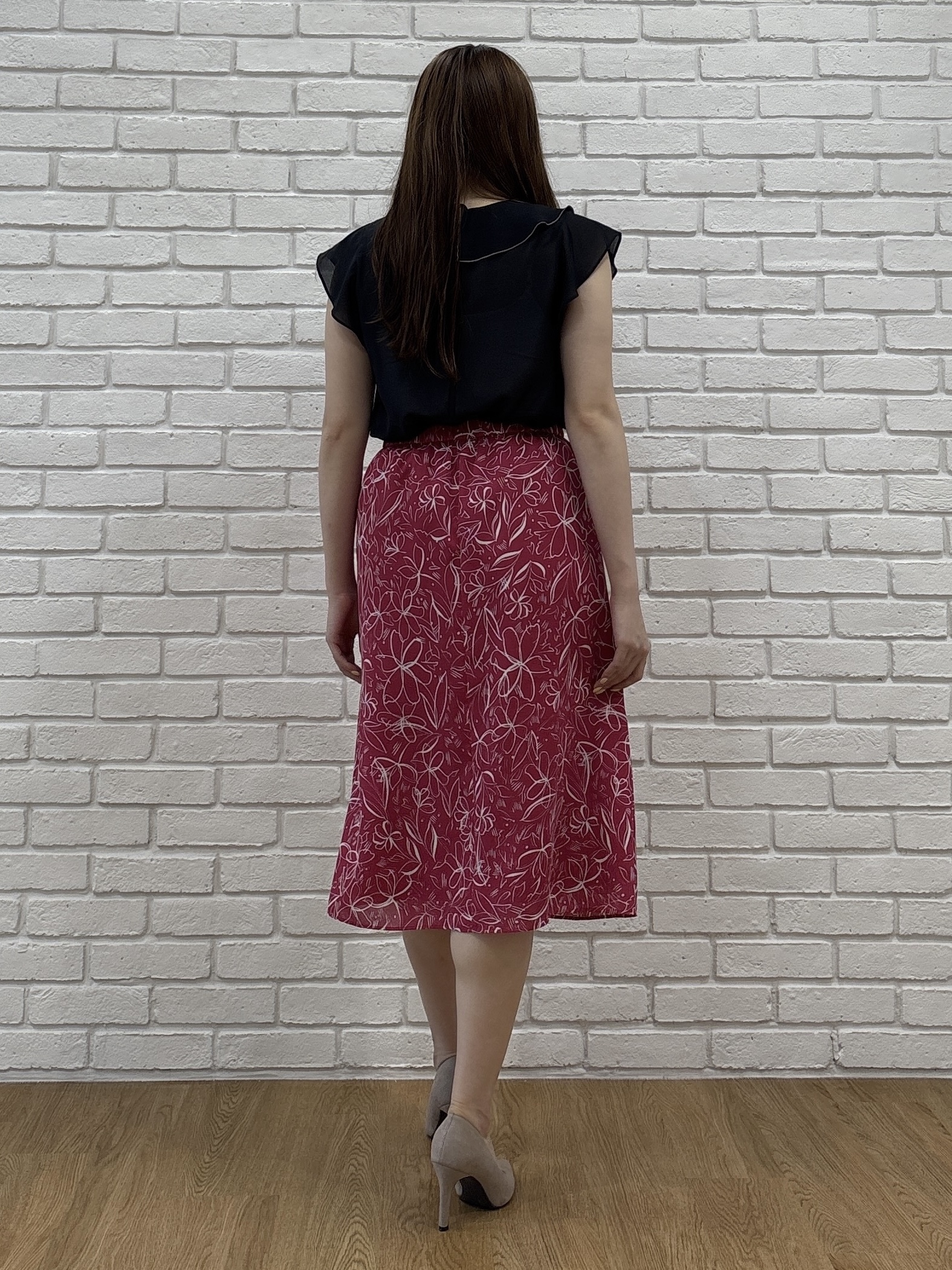 sayaさんの「COUP DE CHANCE｜【手洗い可／日本製】フリルブラウス」を使ったコーディネート