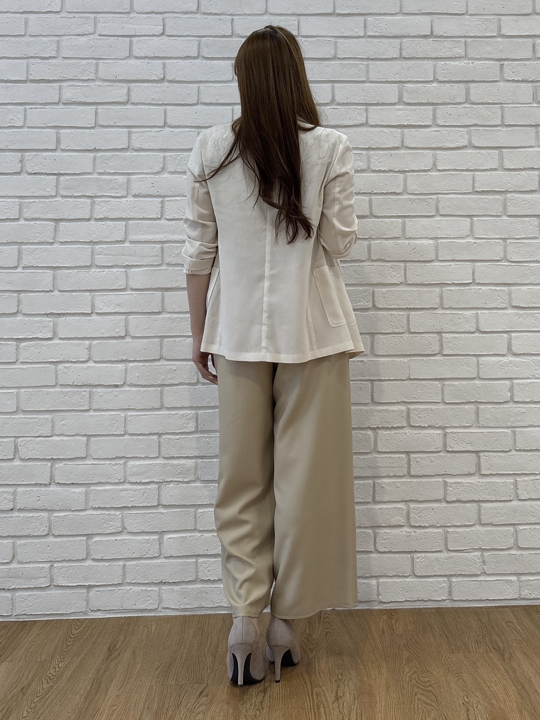 sayaさんの「COUP DE CHANCE｜【手洗い可／日本製】シアーテーラード ジャケット」を使ったコーディネート