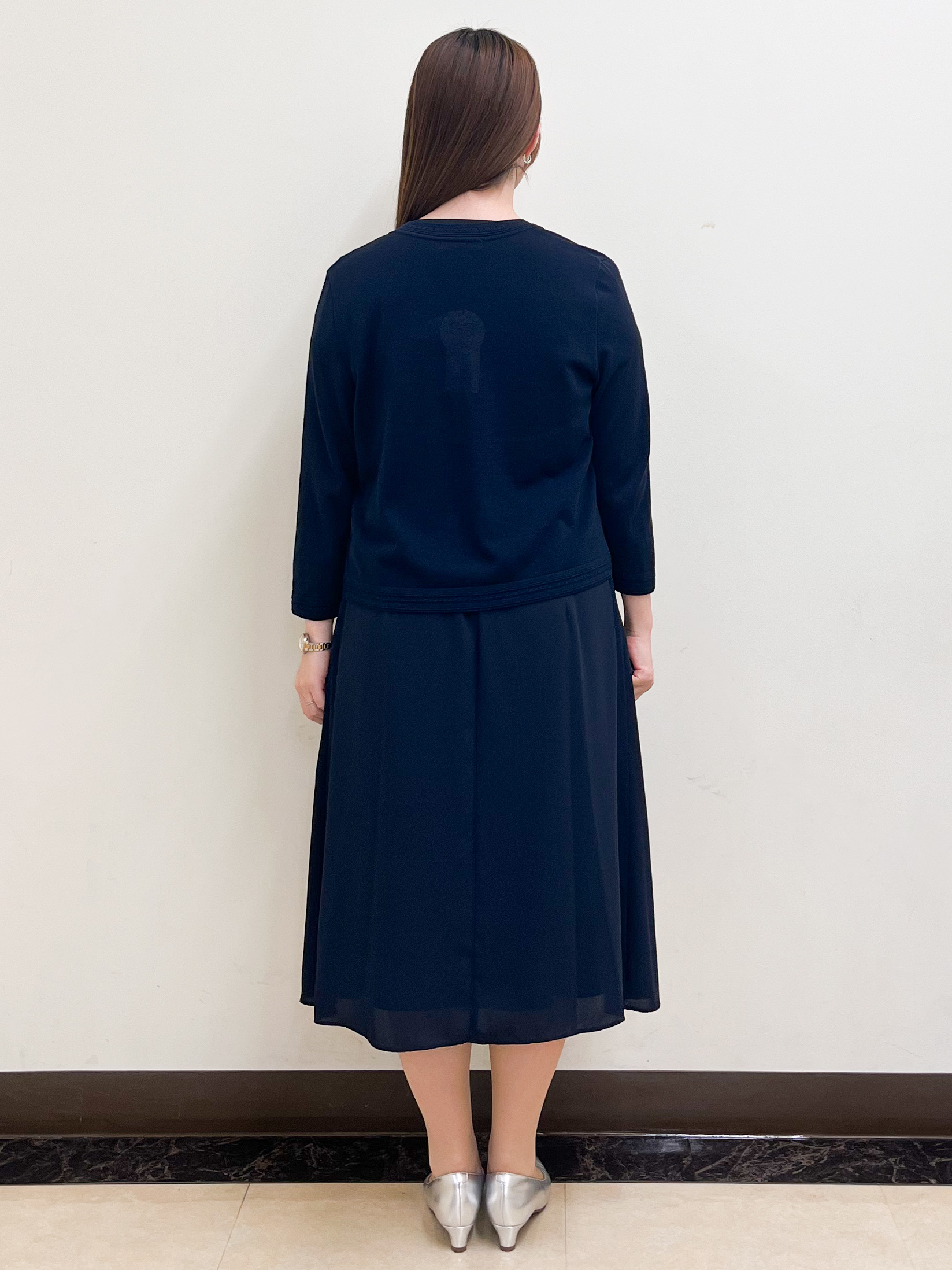 mikikoさんの「Reflect｜七分袖ニットカーディガン」を使ったコーディネート