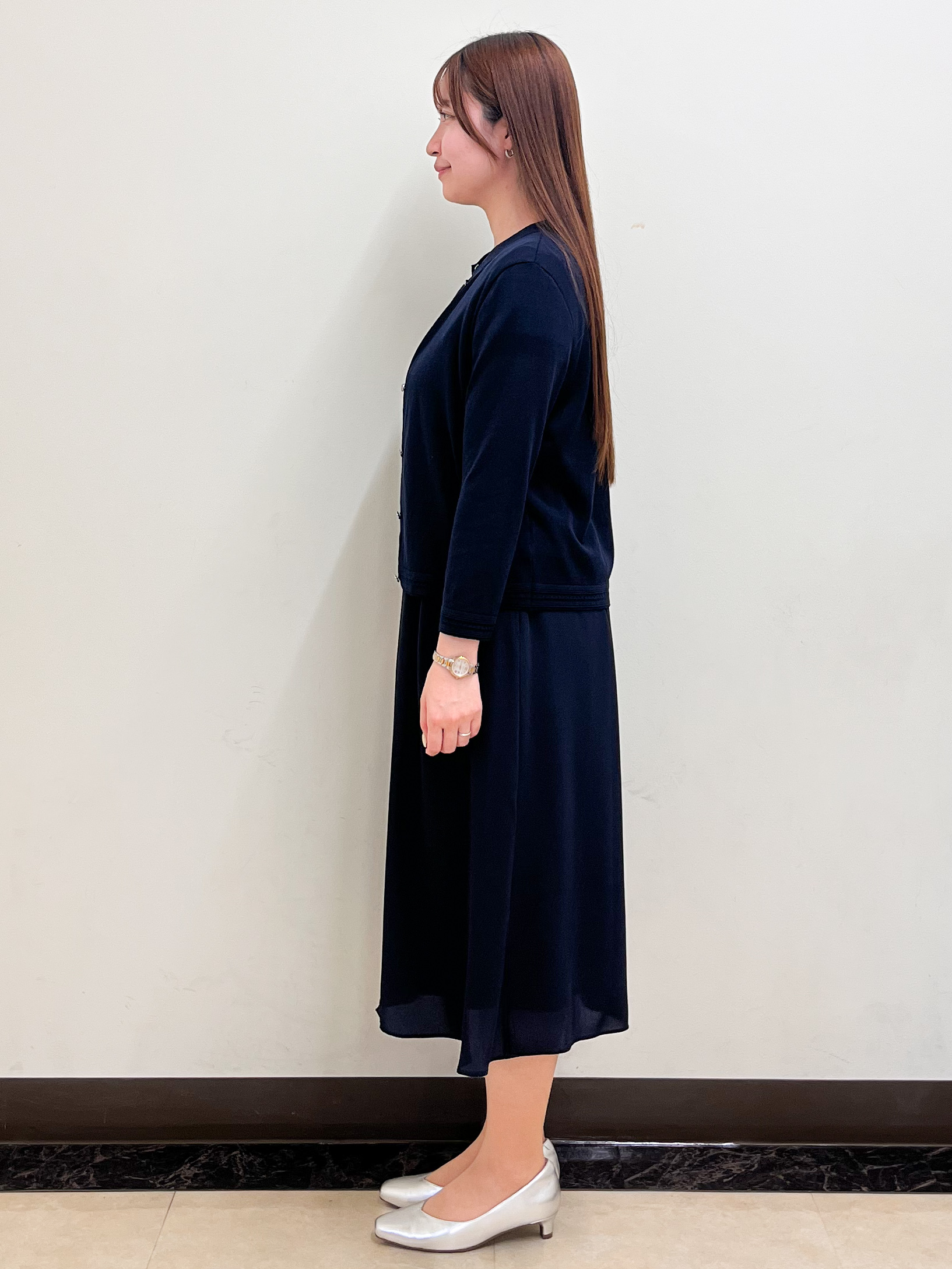 mikikoさんの「Reflect｜七分袖ニットカーディガン」を使ったコーディネート