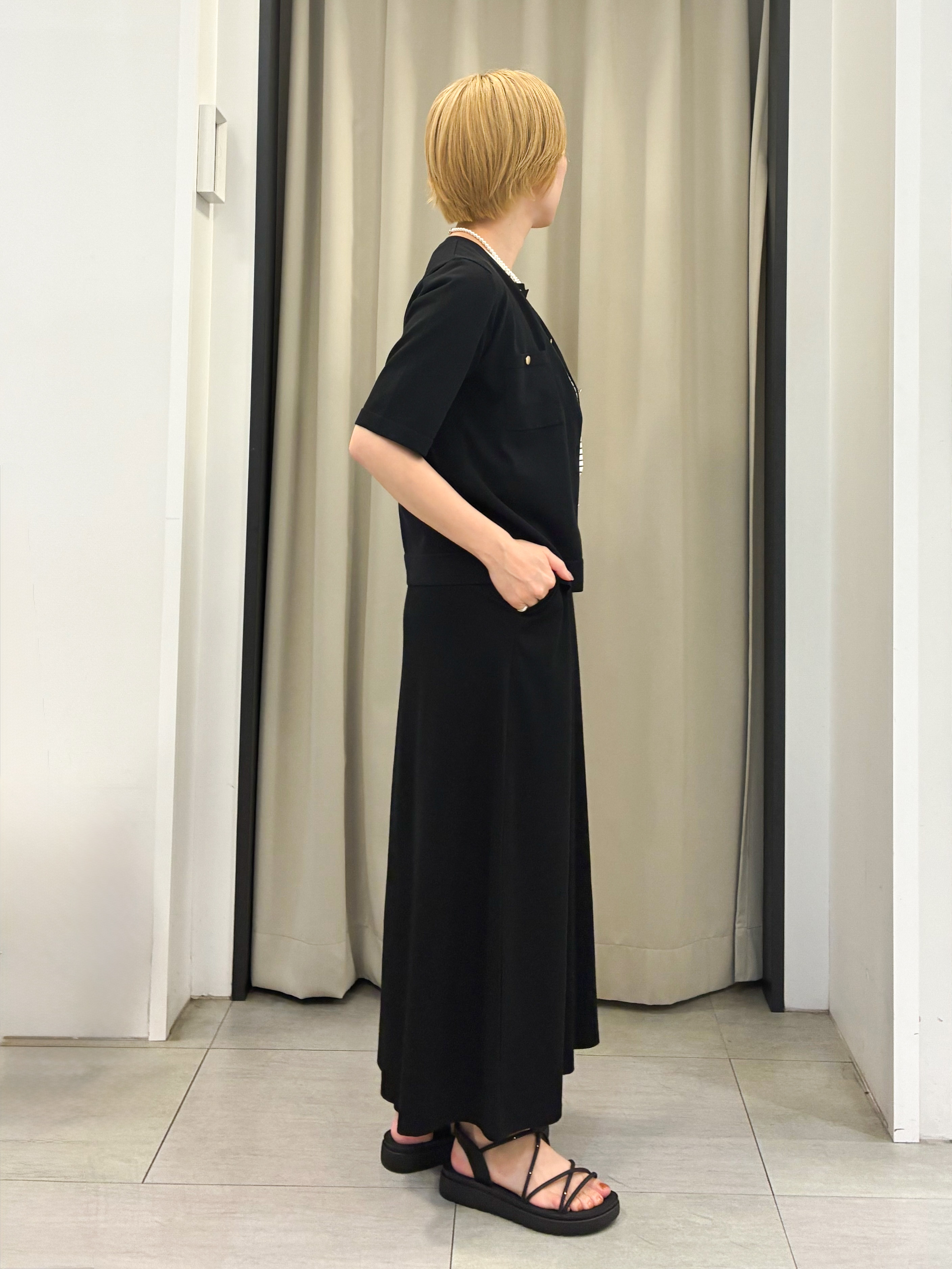 eguchiさんの「grove｜【吸水速乾・UVカット・マシンウォッシャブル】ベーシックMIXロゴプリントT」を使ったコーディネート