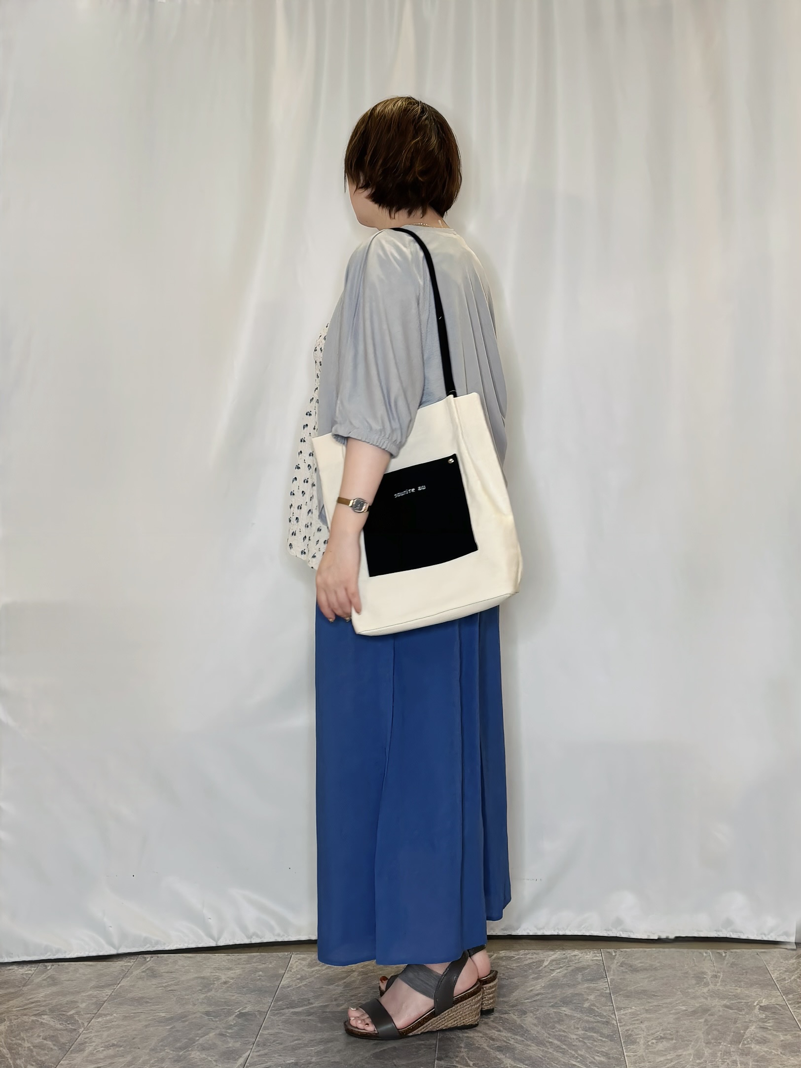たみさんの「SHOO･LA･RUE｜【UV/体型カバー】冷房や朝晩の冷え込み対策にも さらとろ5分袖カーディガン」を使ったコーディネート
