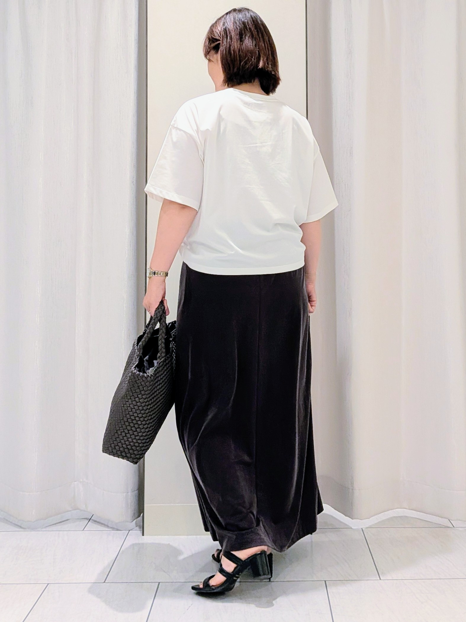 Onumaさんの「UNTITLED｜【秋映え/羽織り】ストライプシャツ」を使ったコーディネート
