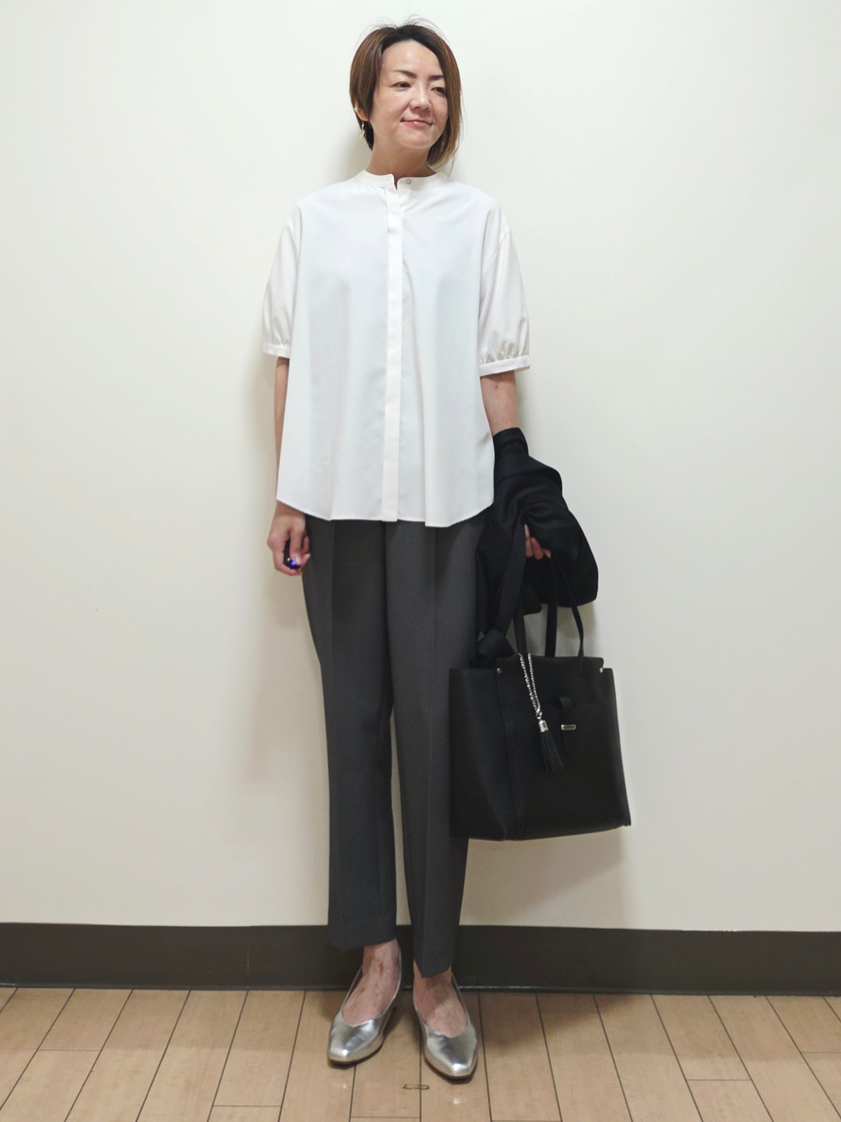 yuuさんの「Reflect｜【SS-4Lサイズ／UVカット／接触冷感】匠ジャケット／ベーシックテーラード」を使ったコーディネート