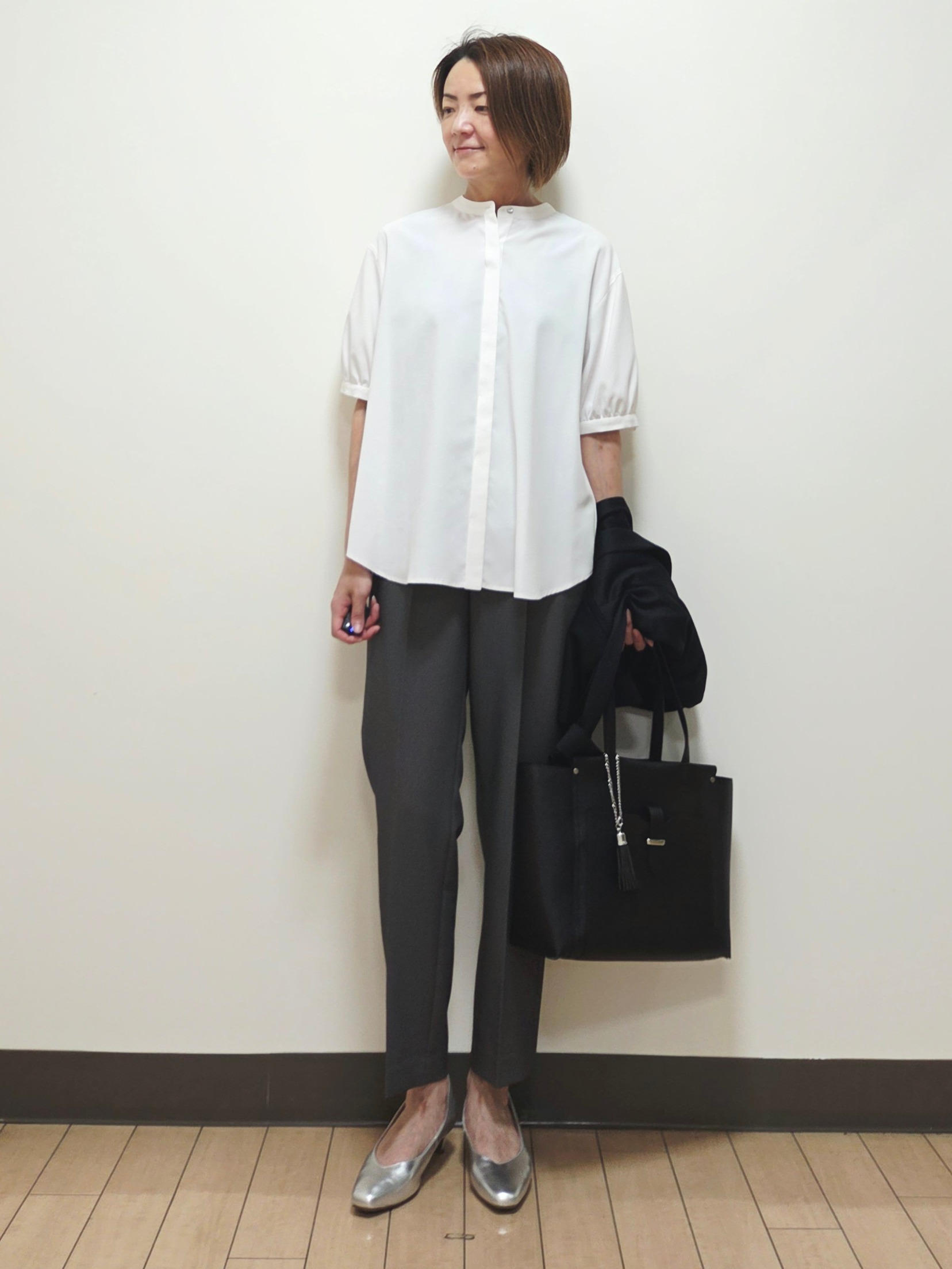 yuuさんの「Reflect｜【SS-4Lサイズ／UVカット／接触冷感】匠ジャケット／ベーシックテーラード」を使ったコーディネート