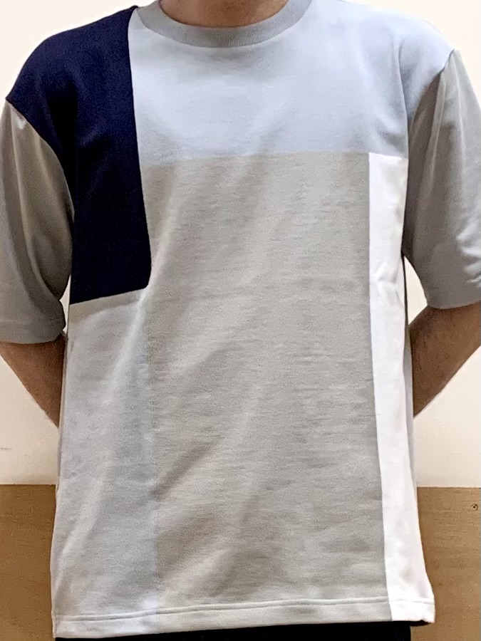 MATUさんの「THE SHOP TK｜【洗濯機OK】ブロッキング半袖ニット」を使ったコーディネート