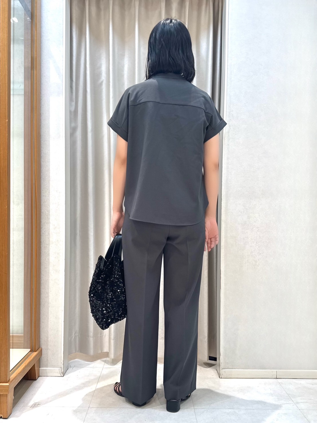 しばたさんの「UNTITLED｜【セットアップ可/UVカット】エアリークールブラウス」を使ったコーディネート