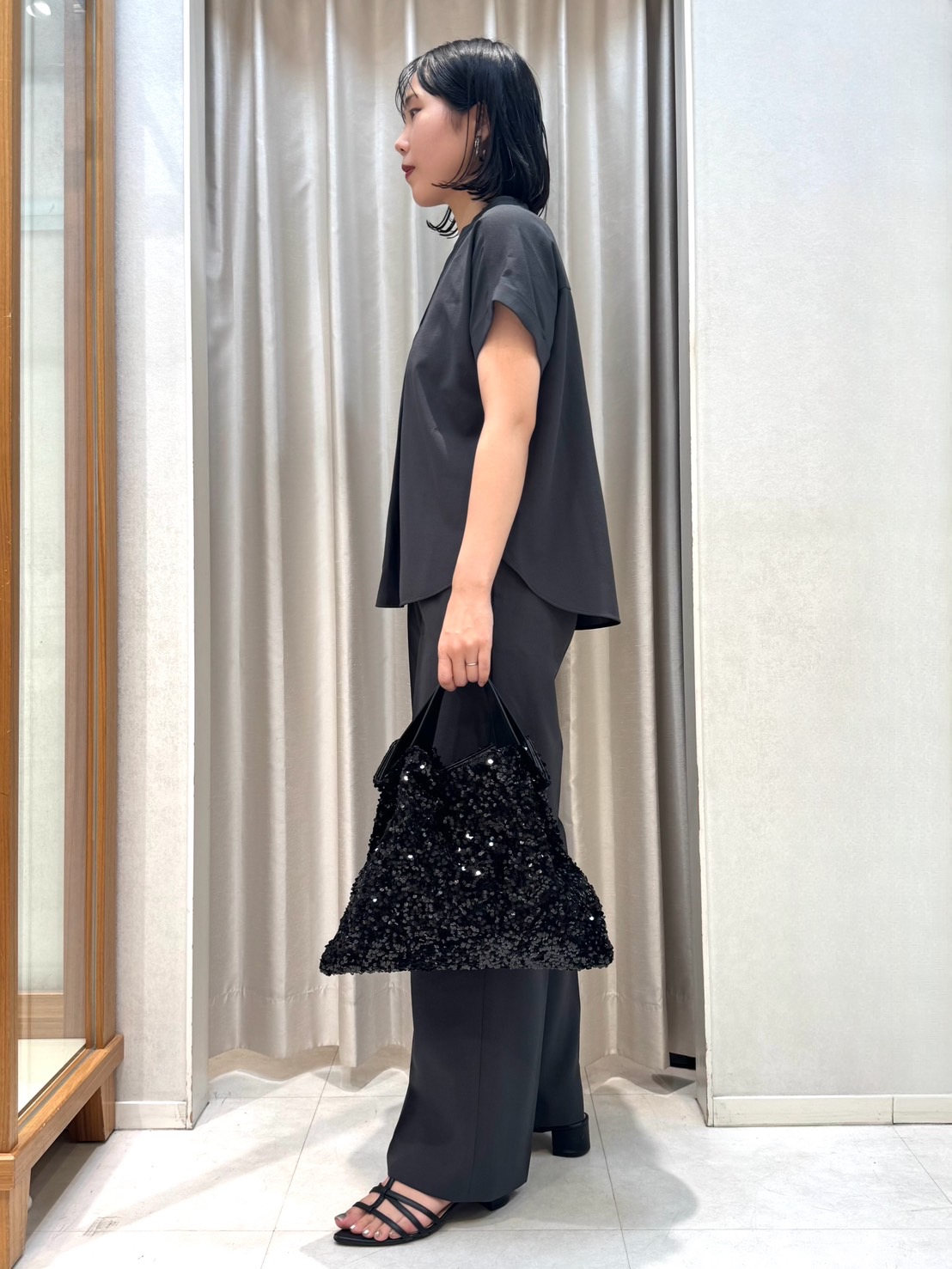 しばたさんの「UNTITLED｜【セットアップ可/UVカット】エアリークールブラウス」を使ったコーディネート