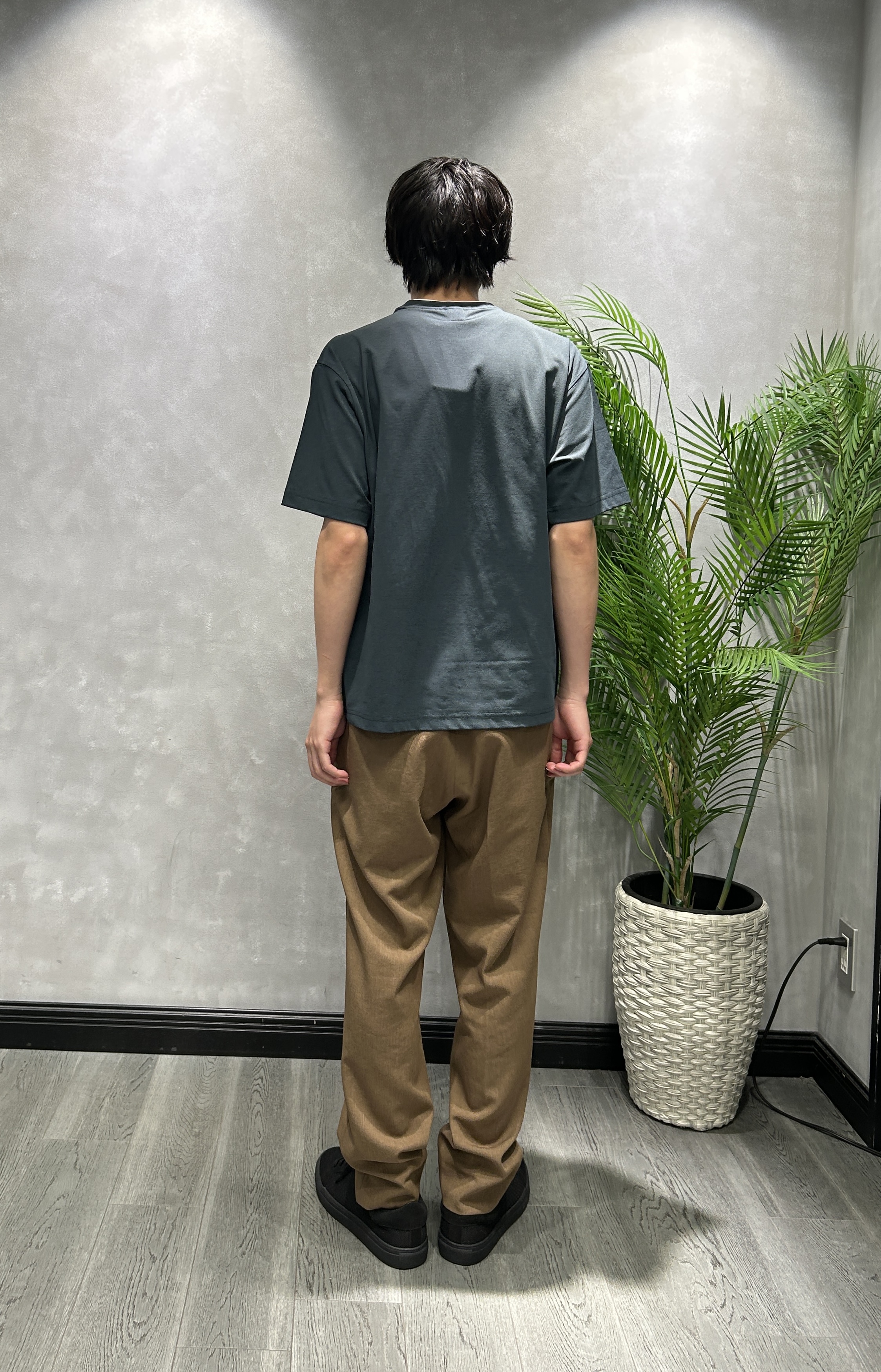 ruiさんの「TAKEO KIKUCHI｜【吸汗速乾】タイル柄プリント 半袖シャツ」を使ったコーディネート
