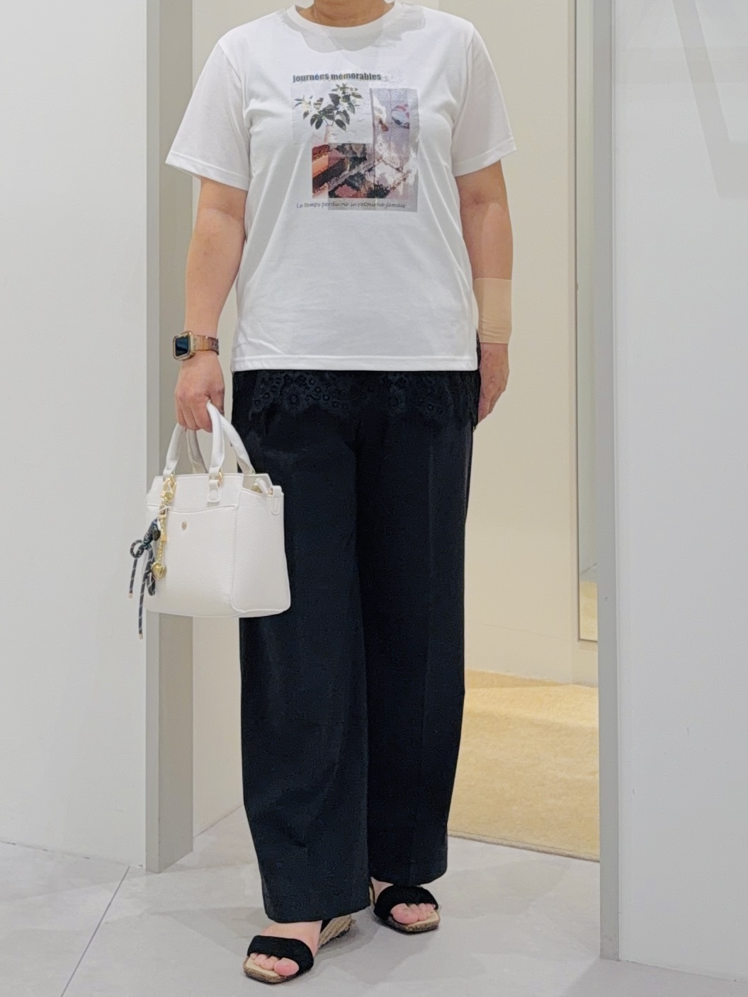 タナさんの「THE SHOP TK｜【吸水速乾】プリントアソートTシャツ」を使ったコーディネート