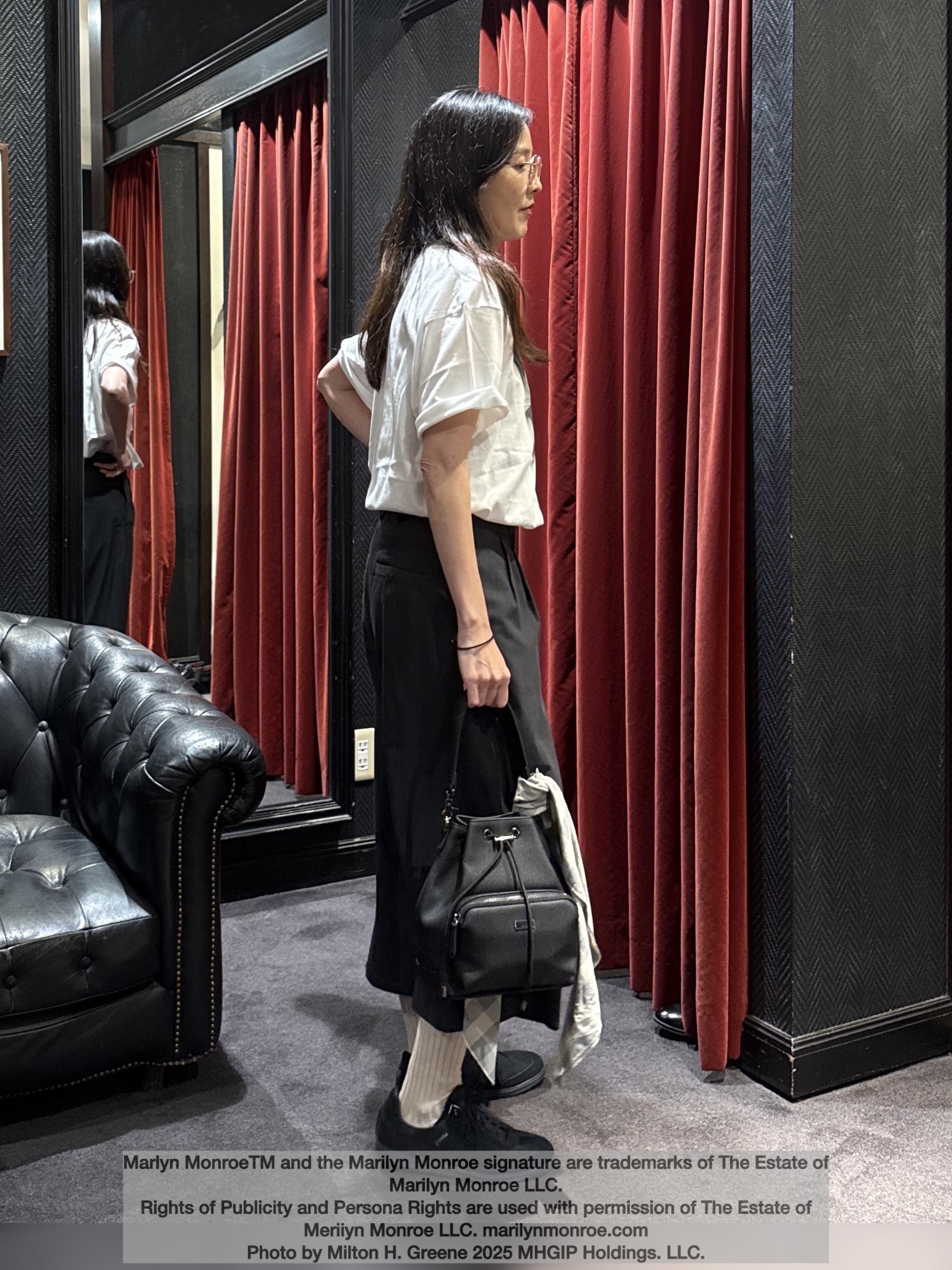 神野（jinno）さんの「TAKEO KIKUCHI｜【別注】マリリン・モンロー/フォトTシャツ」を使ったコーディネート