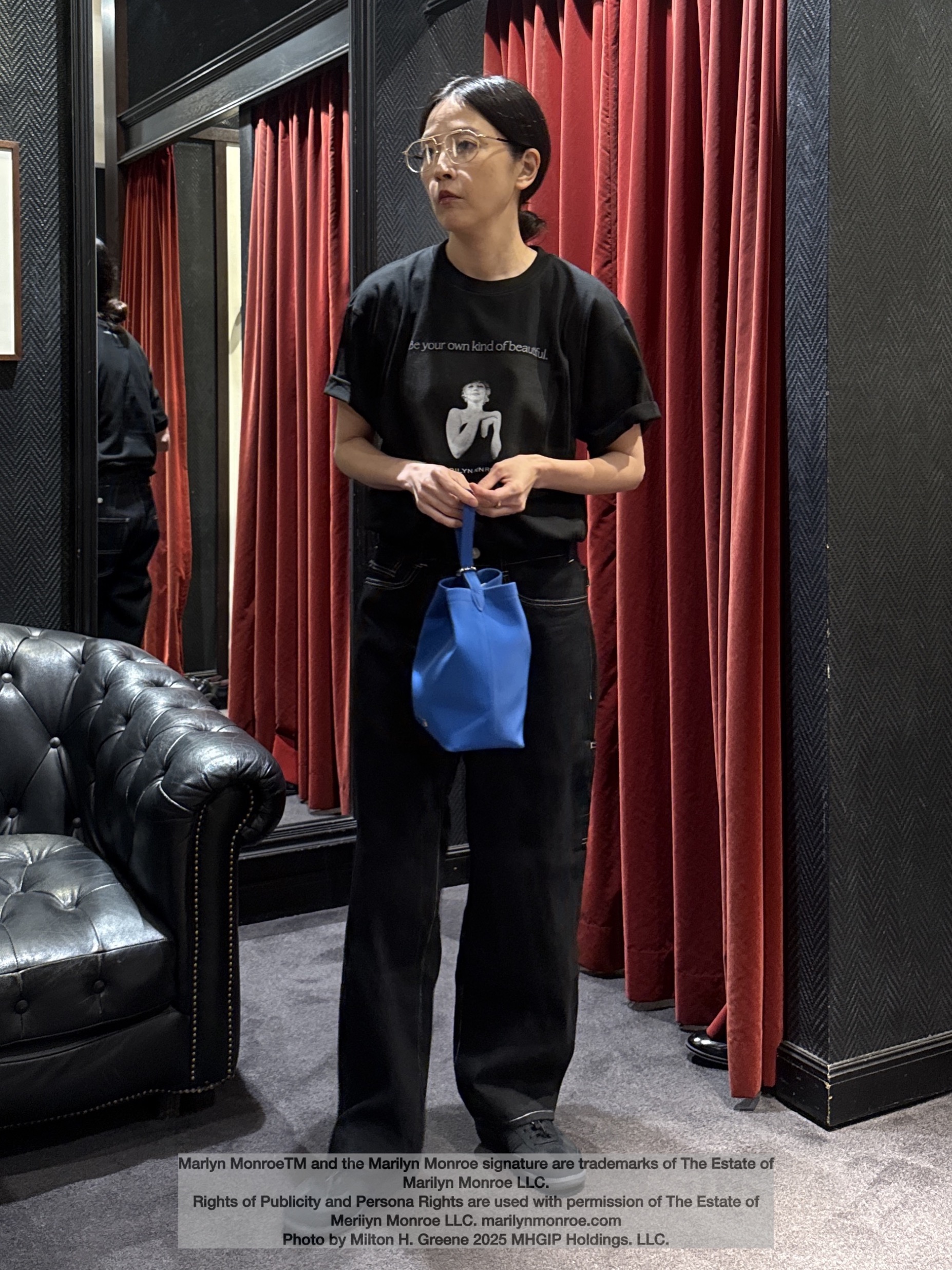 神野（jinno）さんの「TAKEO KIKUCHI｜【別注】マリリン・モンロー/フォトTシャツ」を使ったコーディネート