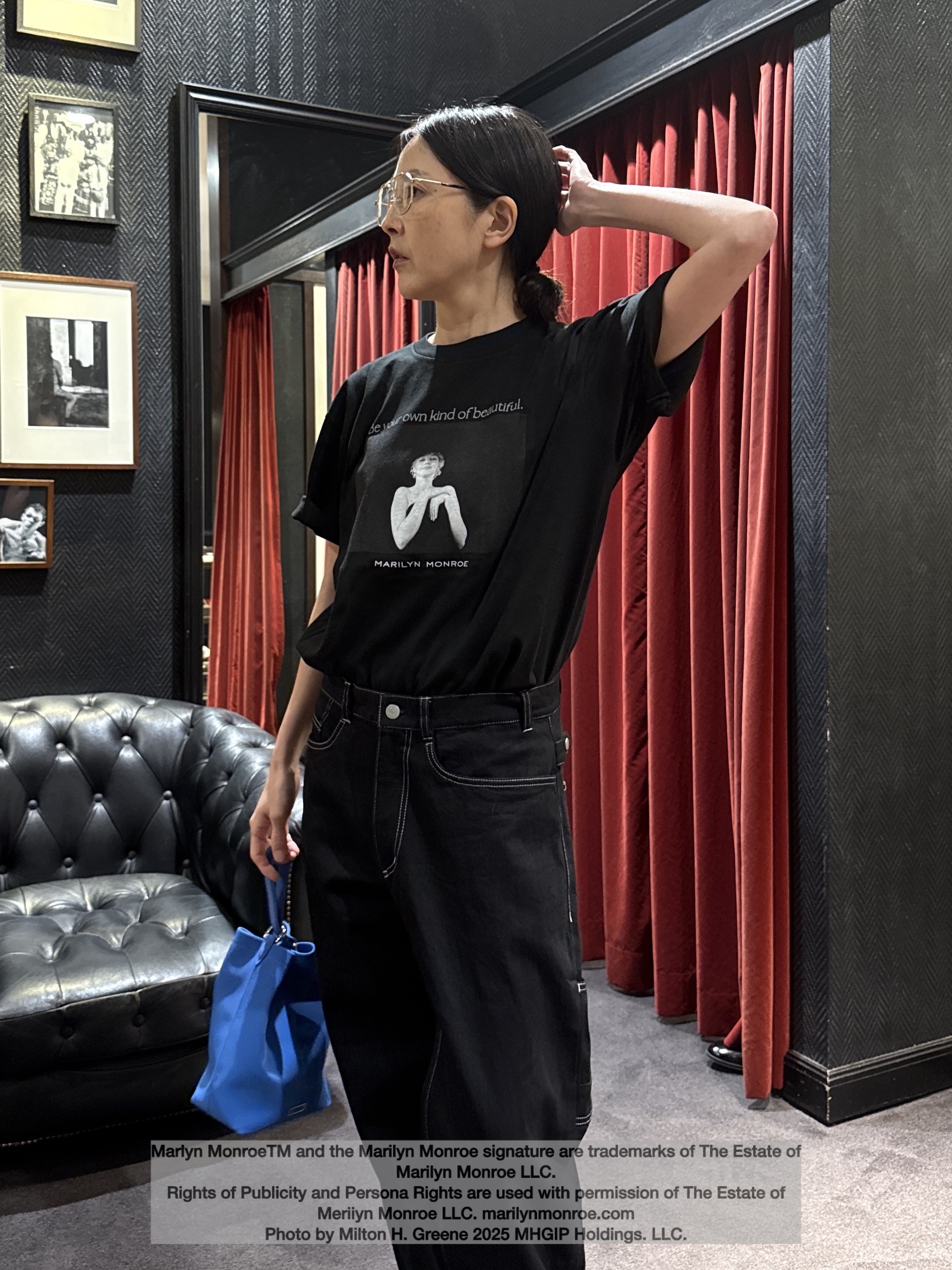 神野（jinno）さんの「TAKEO KIKUCHI｜【別注】マリリン・モンロー/フォトTシャツ」を使ったコーディネート