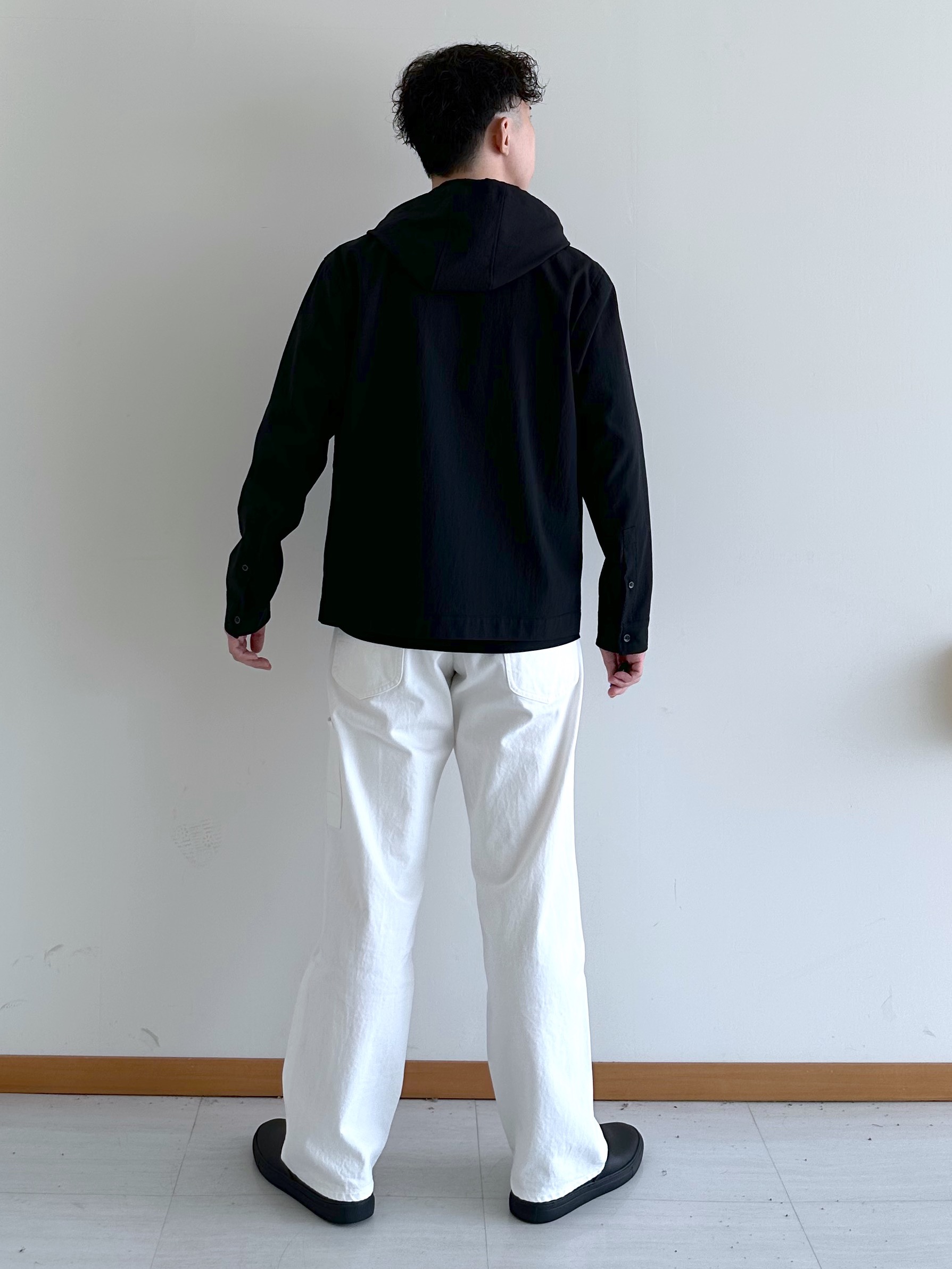 イッシーさんの「TAKEO KIKUCHI｜【撥水・洗える・シワになりにくい】 リランチェ（R） フードブルゾン」を使ったコーディネート