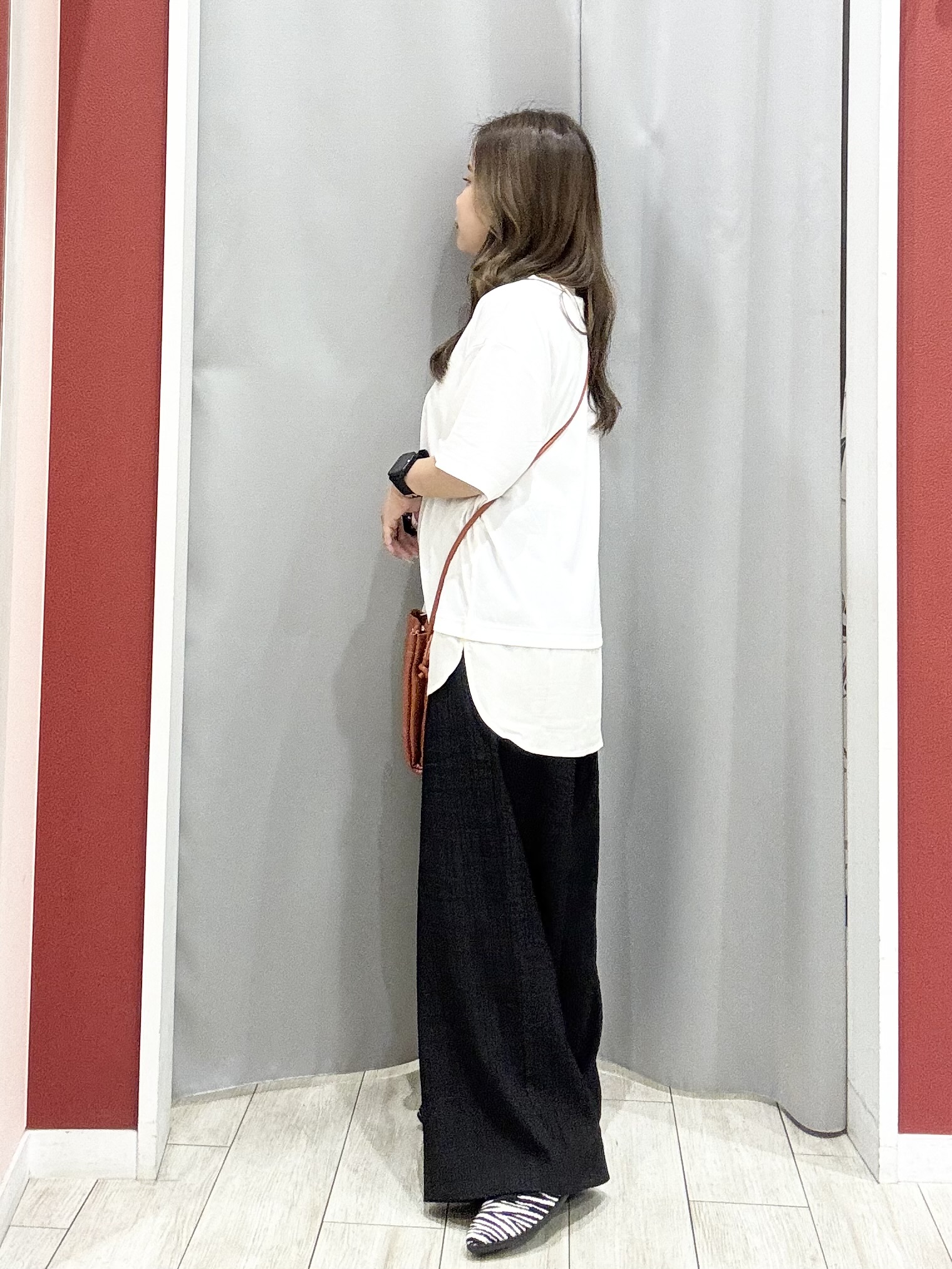 shioさんの「SHOO･LA･RUE｜【UV/体型カバー】冷房や朝晩の冷え込み対策にも さらとろ5分袖カーディガン」を使ったコーディネート