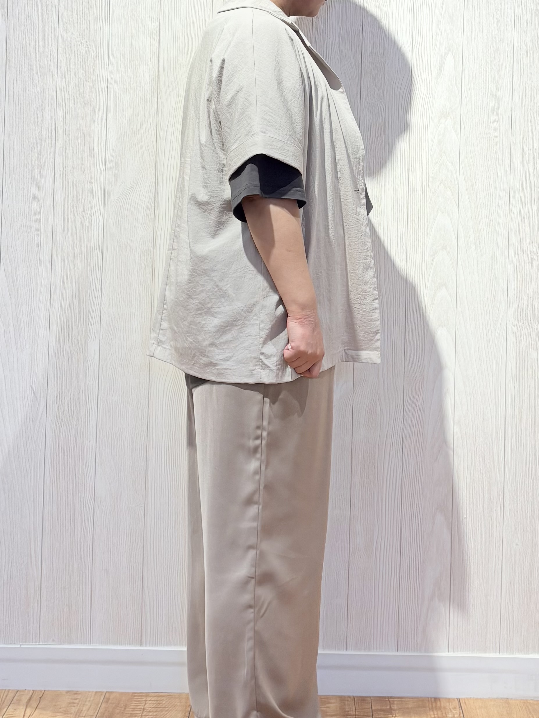 砂糖さんの「SHOO･LA･RUE｜【高レビュー/洗濯機可/セットアップ可】軽凛(かろりん) 半袖ジャケット」を使ったコーディネート
