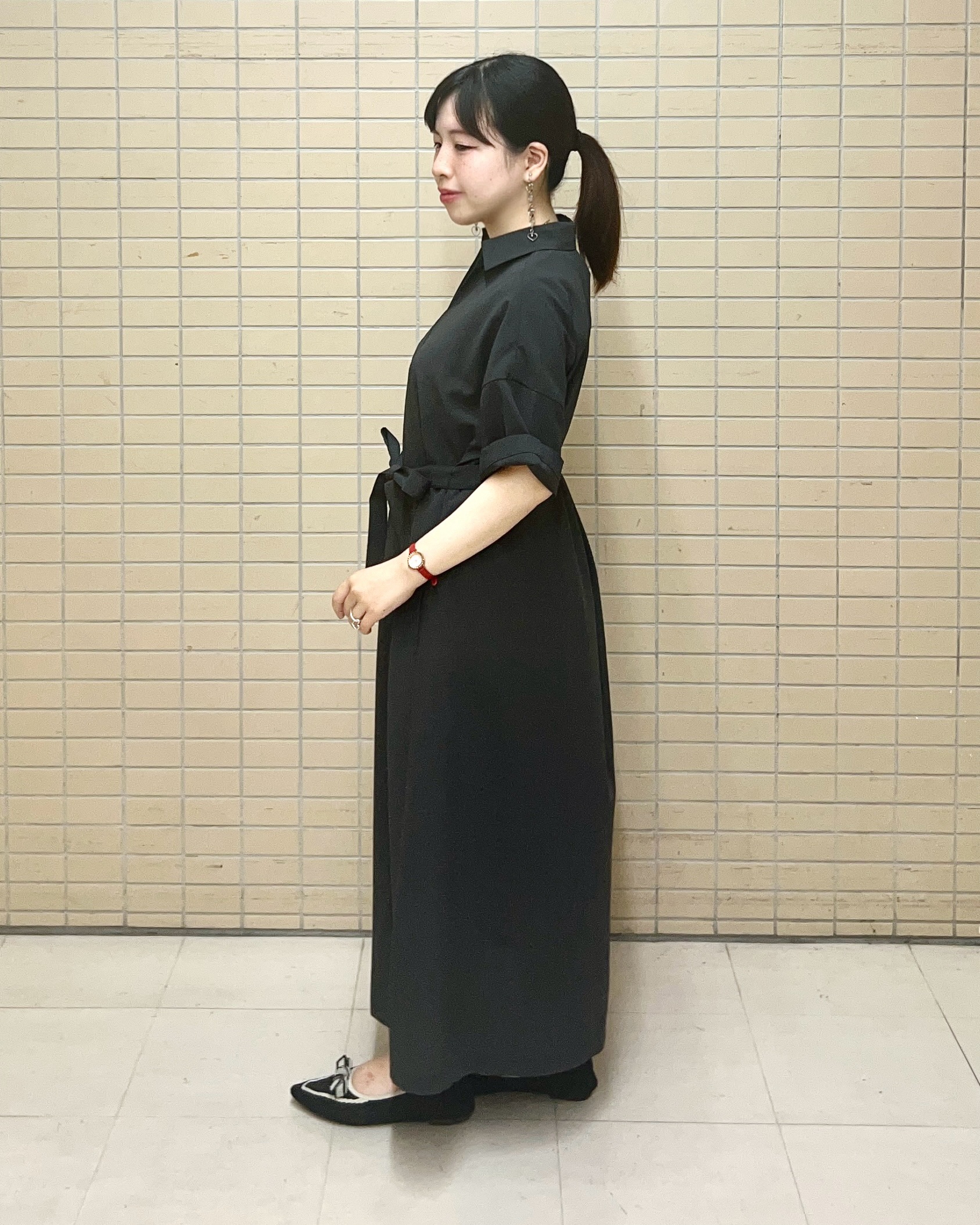Mitsukiさんの「UNTITLED｜【初秋も活躍/UVカット/接触冷感】エアリークールワンピース」を使ったコーディネート