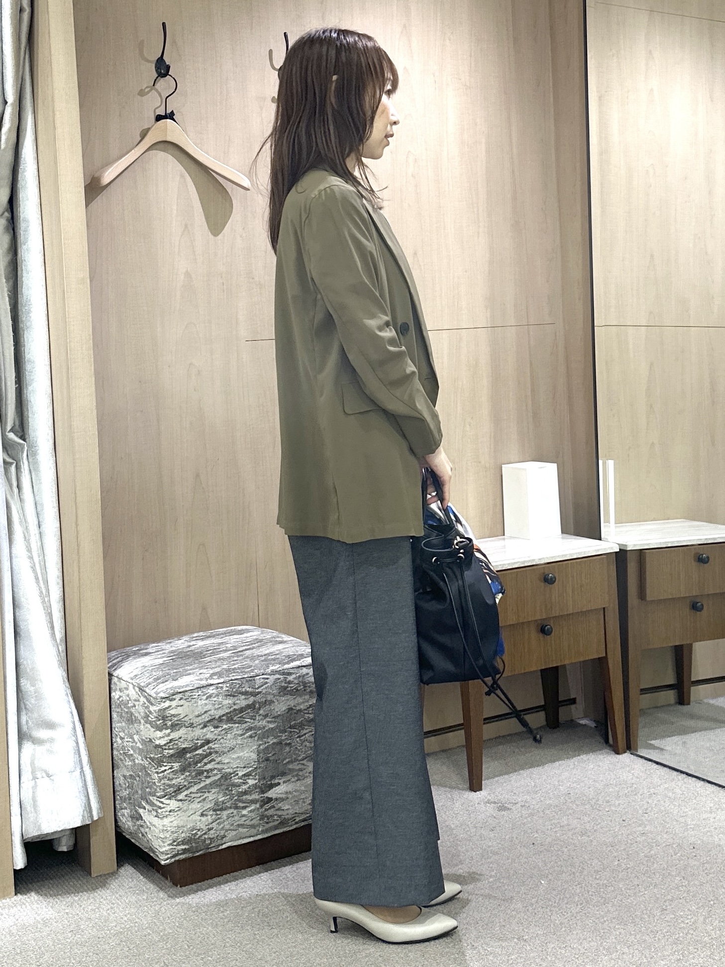 Miwaさんの「UNTITLED｜【肌に張りつきにくい/前後2WAY】ドライタッチコットンプルオーバー」を使ったコーディネート