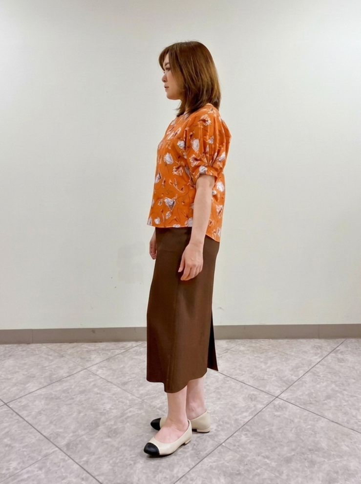S.xuliさんの「Reflect｜【セットアップ可】ボタニカル調プリントブラウス」を使ったコーディネート