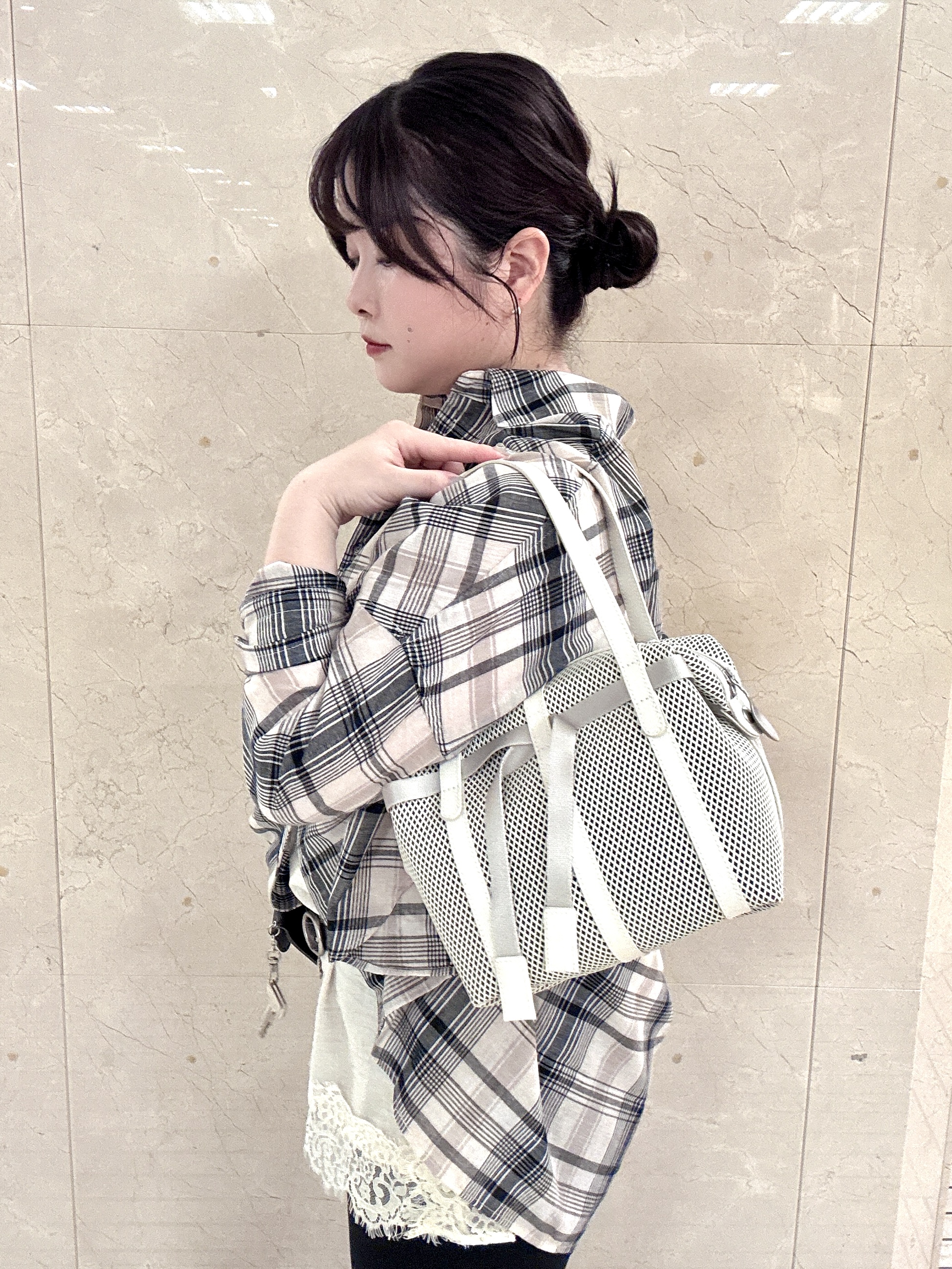 mさんの「HIROKO HAYASHI｜PANIER（パニエ）ボストンバッグ」を使ったコーディネート