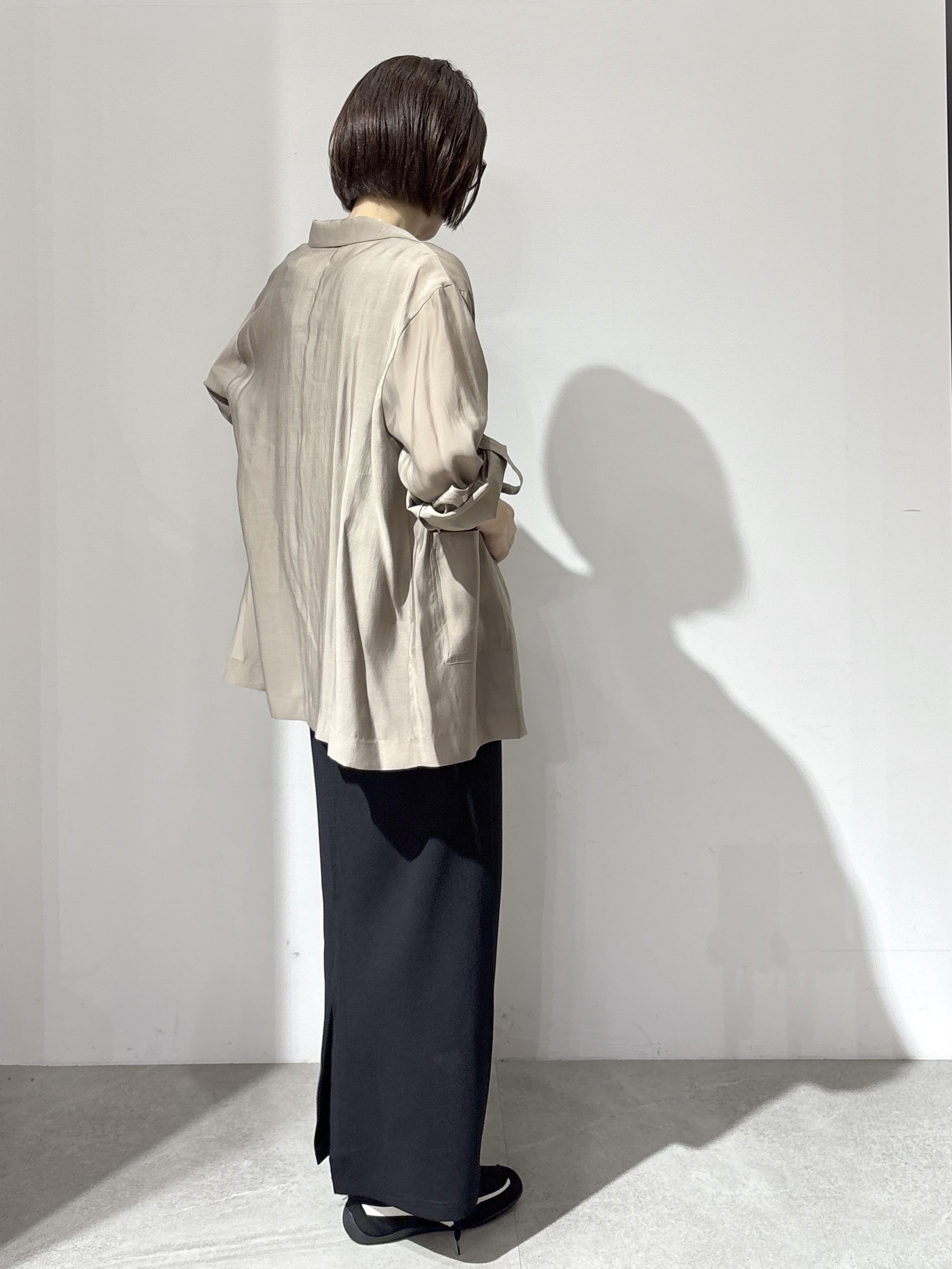NAKAさんの「OPAQUE.CLIP｜シアーテーラードジャケット【2WAY／洗濯機OK】」を使ったコーディネート