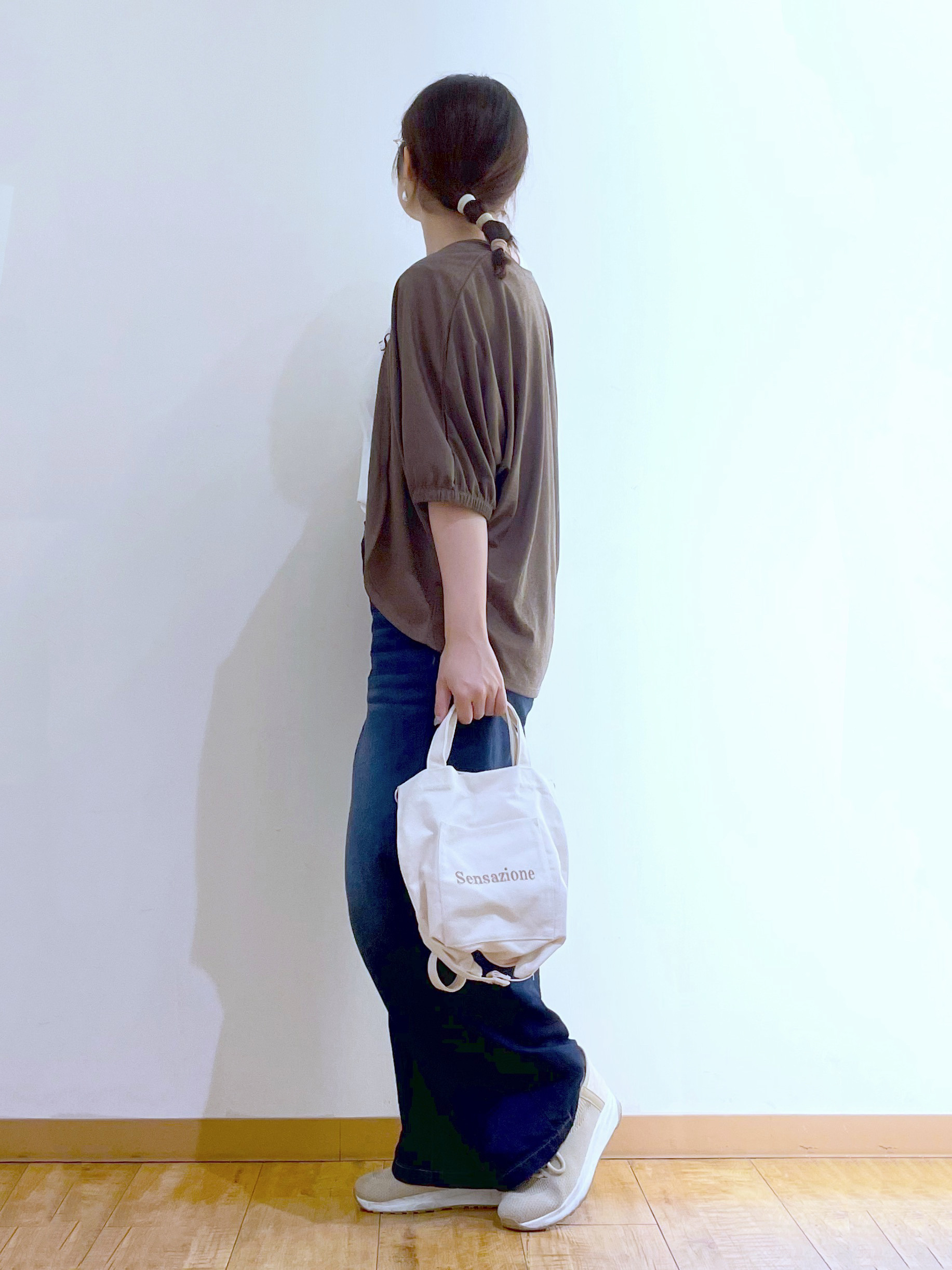 かのさんの「SHOO･LA･RUE｜【UV/体型カバー】冷房や朝晩の冷え込み対策にも さらとろ5分袖カーディガン」を使ったコーディネート